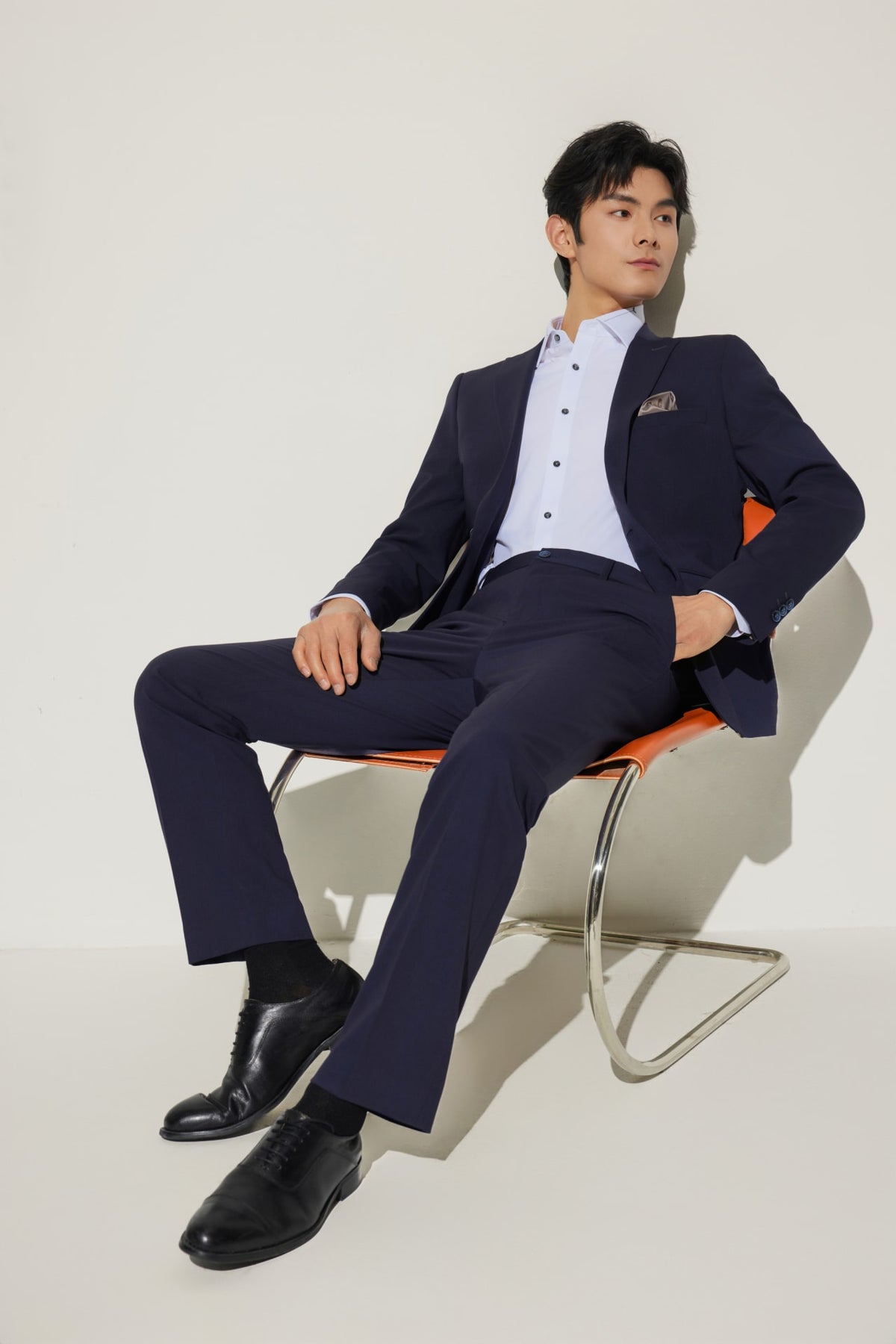 G2000 - Pants - Multi-Way Stretch Smart Fit Twill Suit Pants with Elastic Waist Band