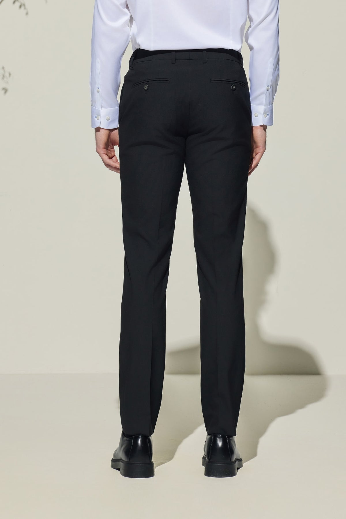 G2000 - Pants - Multi-Way Stretch Smart Fit Plain Weave Suit Pants with Elastic Waist Band