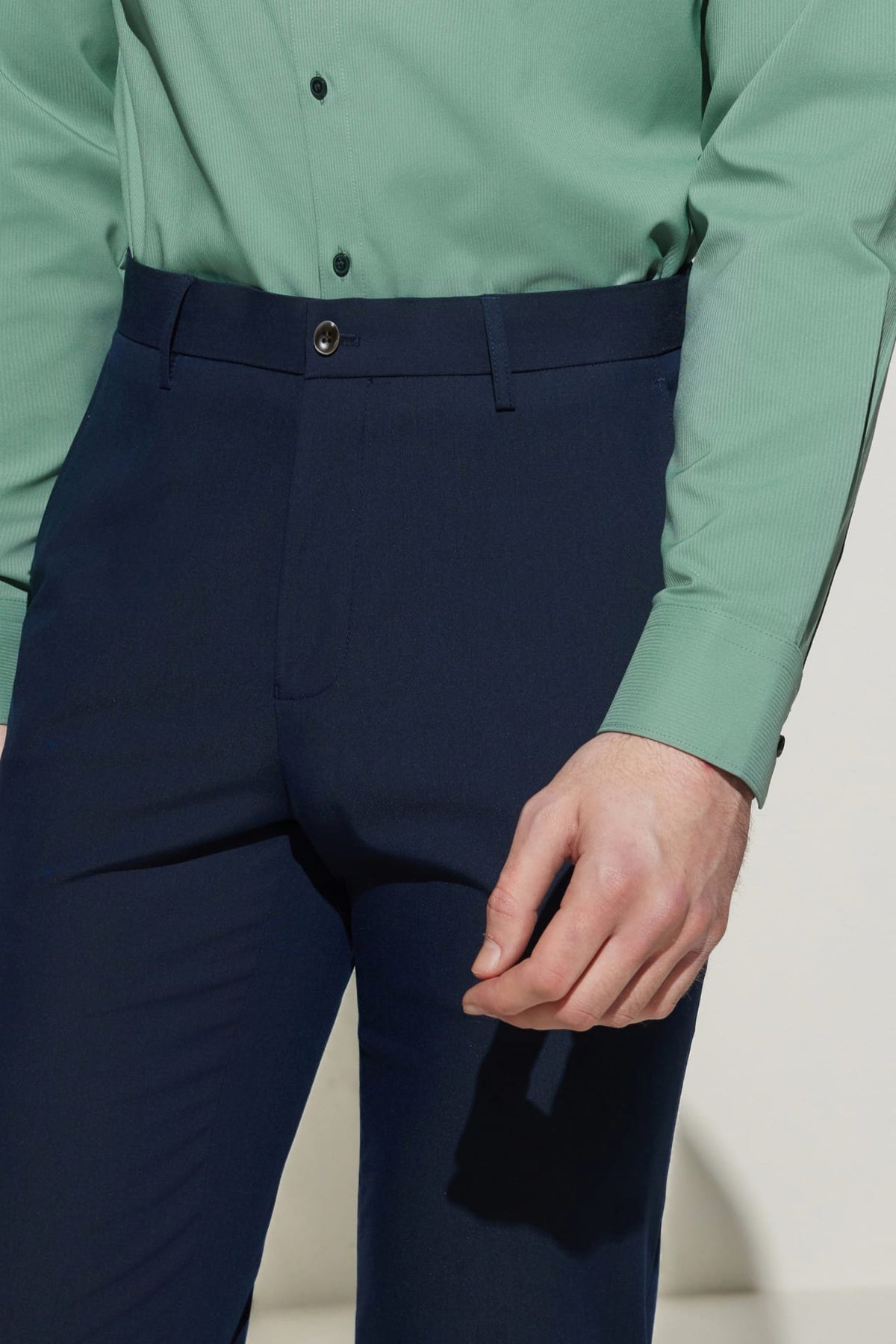 G2000 Pants Cool Touch Multi-Way Stretch Slim Fit Plain Weave Formal Pants