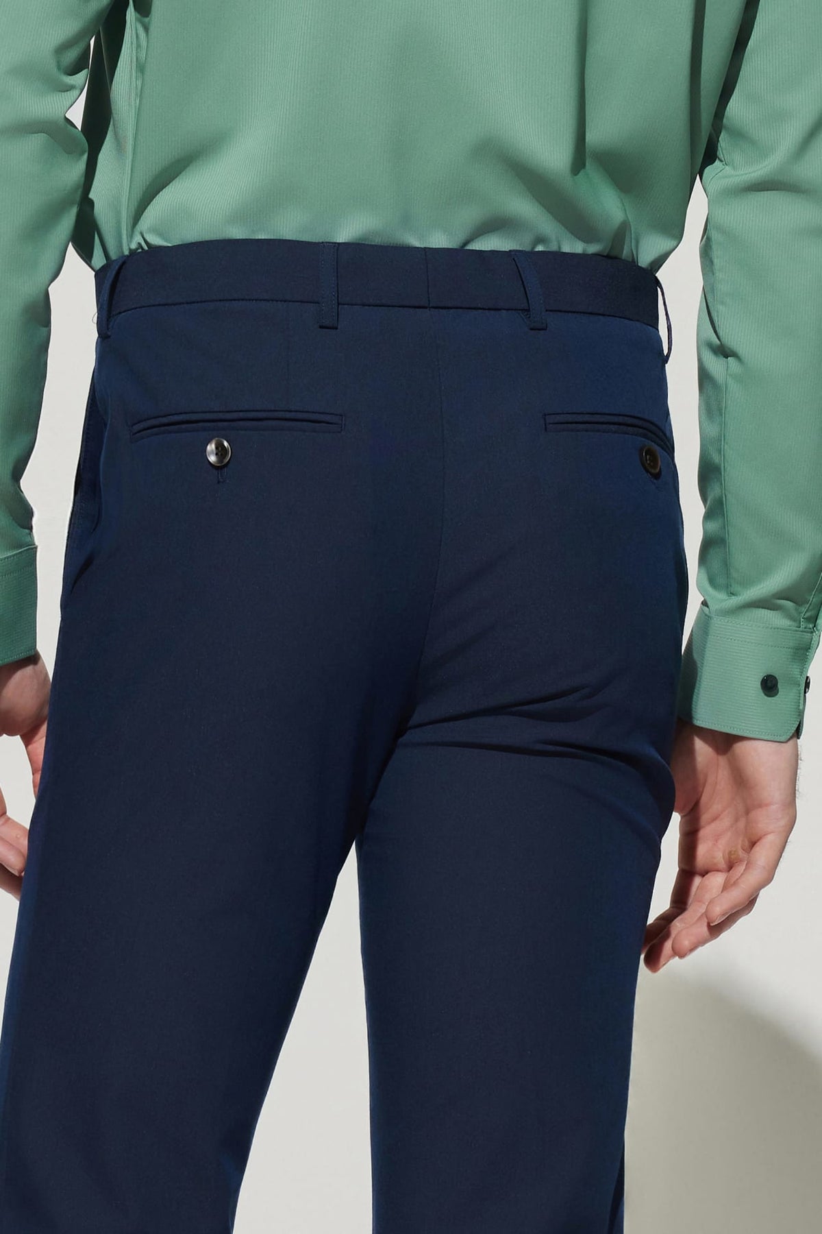 G2000 Pants Cool Touch Multi-Way Stretch Slim Fit Plain Weave Formal Pants