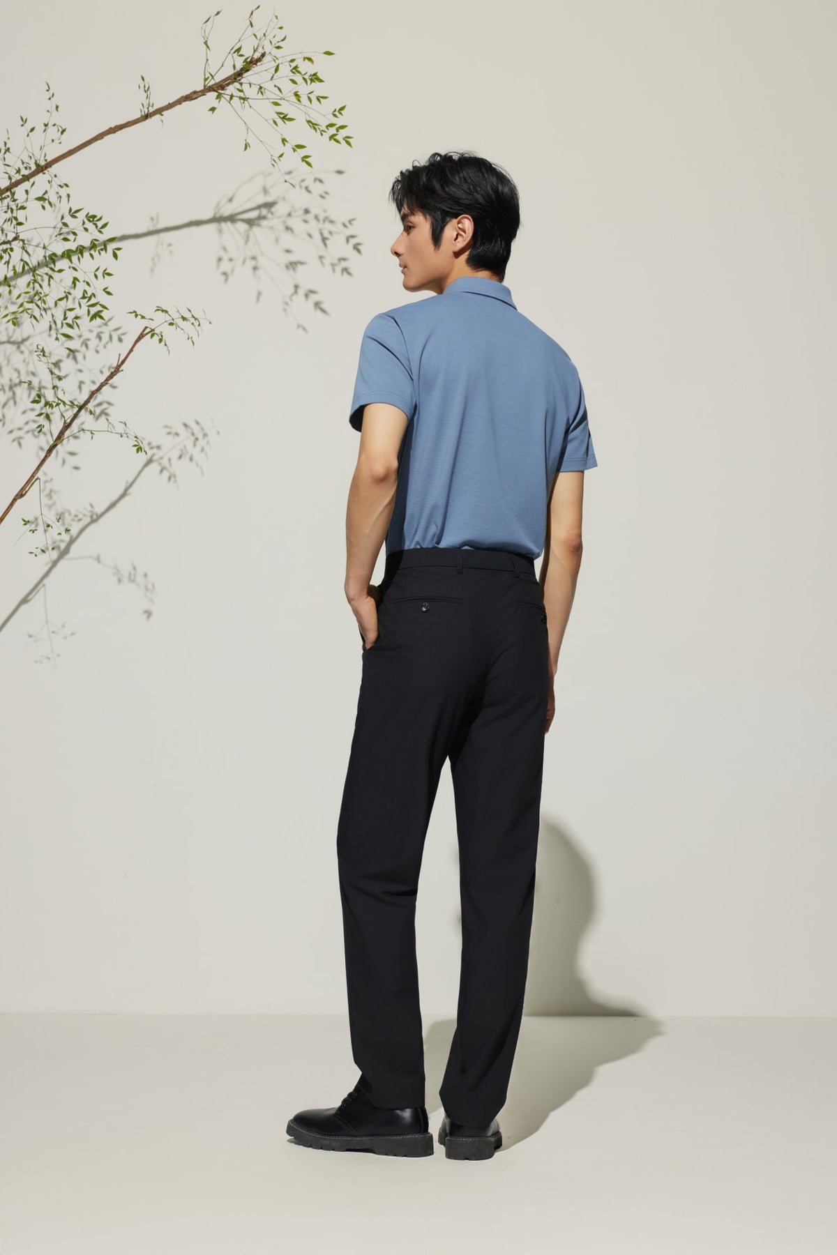 G2000 Pants Cool Touch Multi-Way Stretch Slim Fit Plain Weave Formal Pants