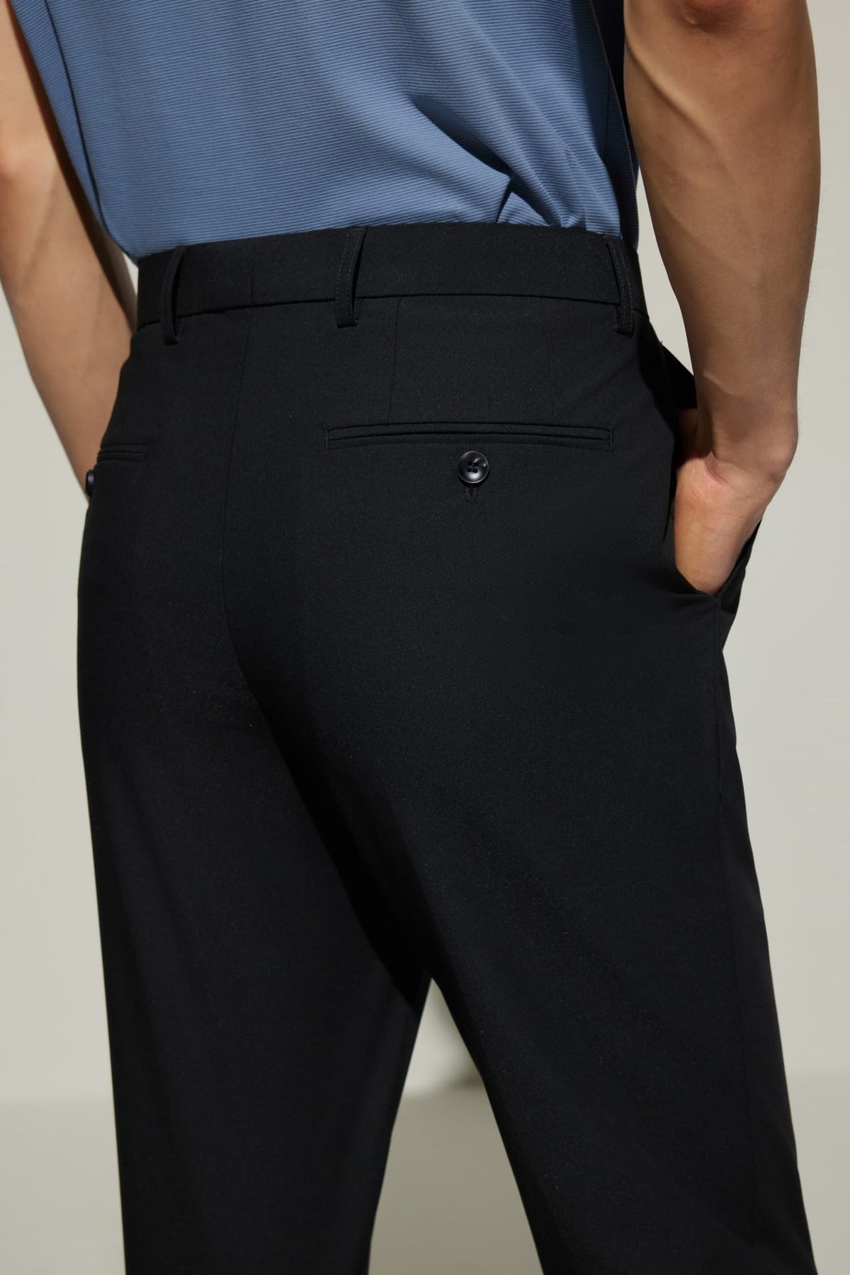 G2000 Pants Cool Touch Multi-Way Stretch Slim Fit Plain Weave Formal Pants