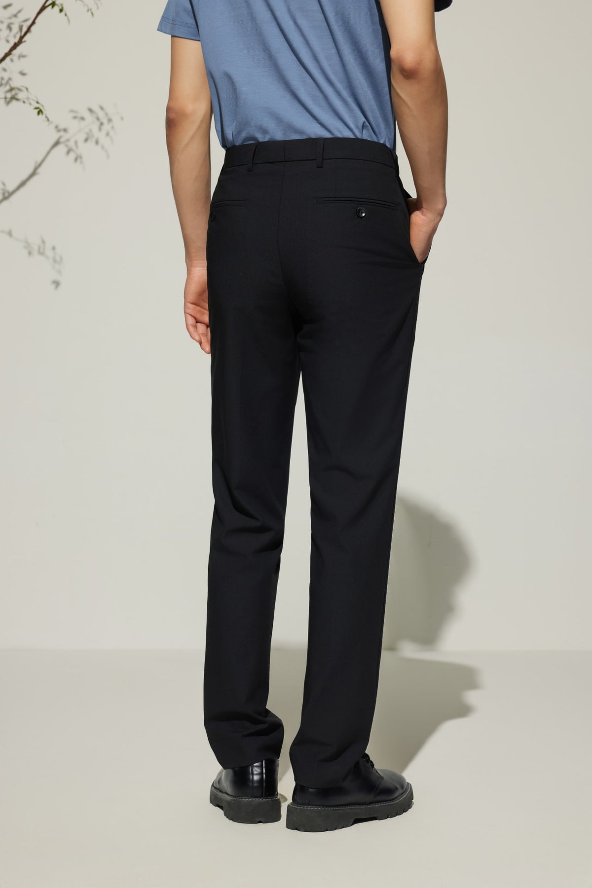 G2000 Pants Cool Touch Multi-Way Stretch Slim Fit Plain Weave Formal Pants