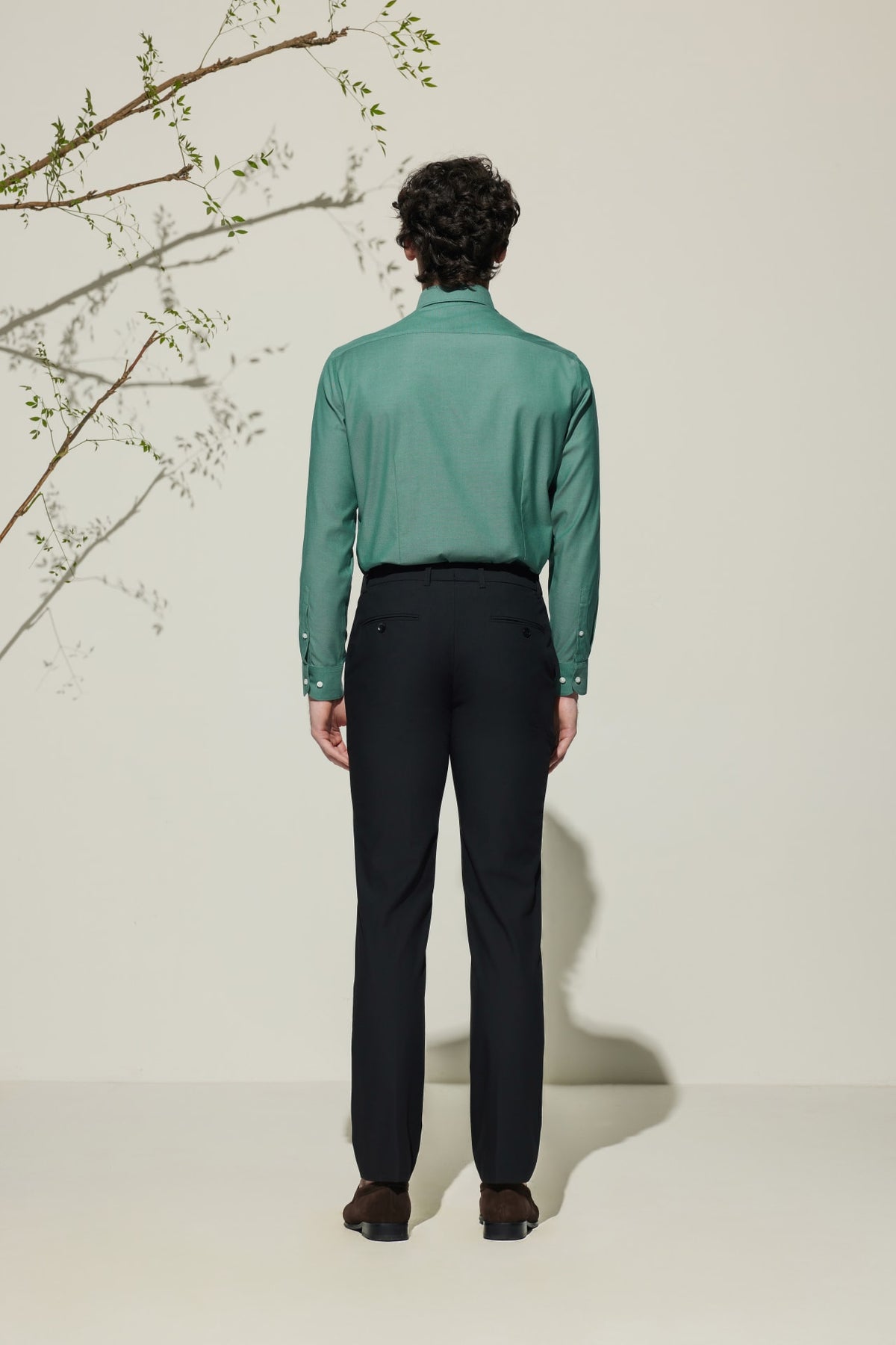 G2000 Pants Cool Touch Multi-Way Stretch Smart Fit Plain Weave Formal Pants with Elastic Waist Band