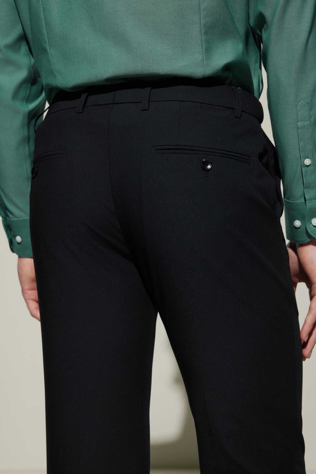 G2000 Pants Cool Touch Multi-Way Stretch Smart Fit Plain Weave Formal Pants with Elastic Waist Band