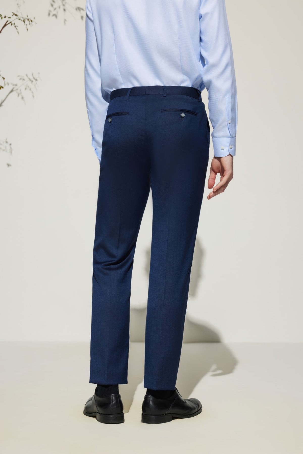 G2000 Pants Multi-Way Stretch Smart Fit Herringbone Suit Pants