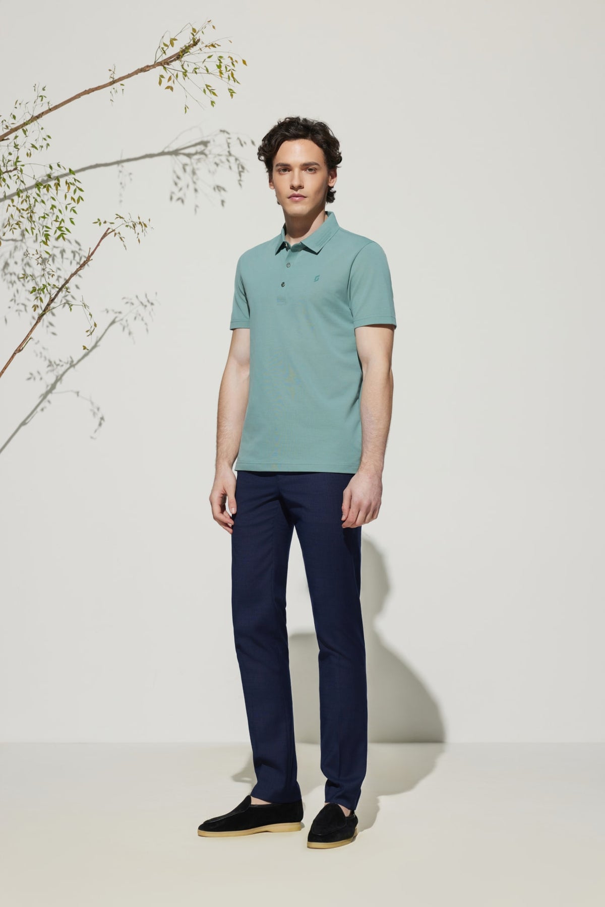 G2000 Pants Multi-Way Stretch Slim Fit Texture Suit Pants
