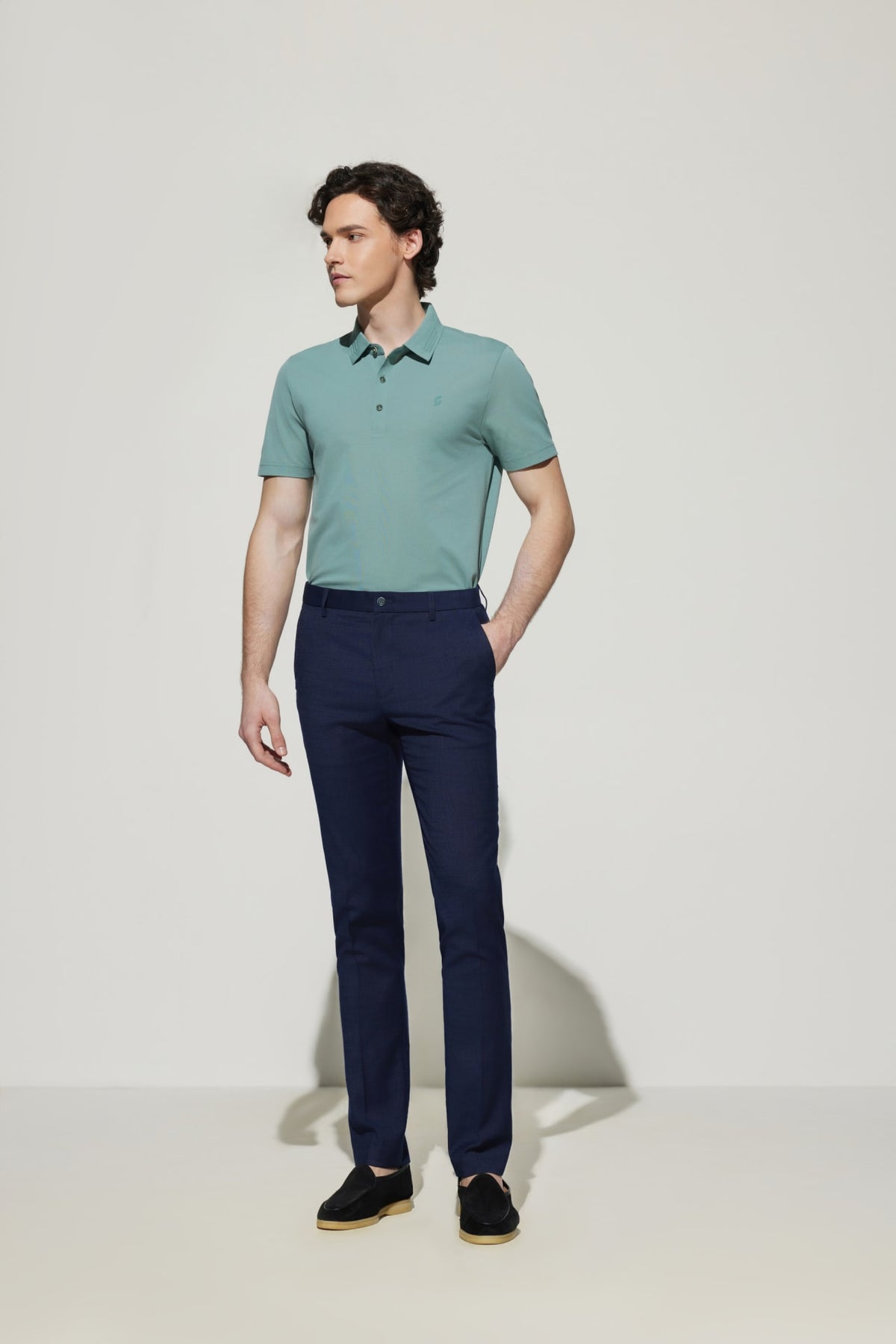 G2000 Pants Multi-Way Stretch Slim Fit Texture Suit Pants Profound Depth Slim