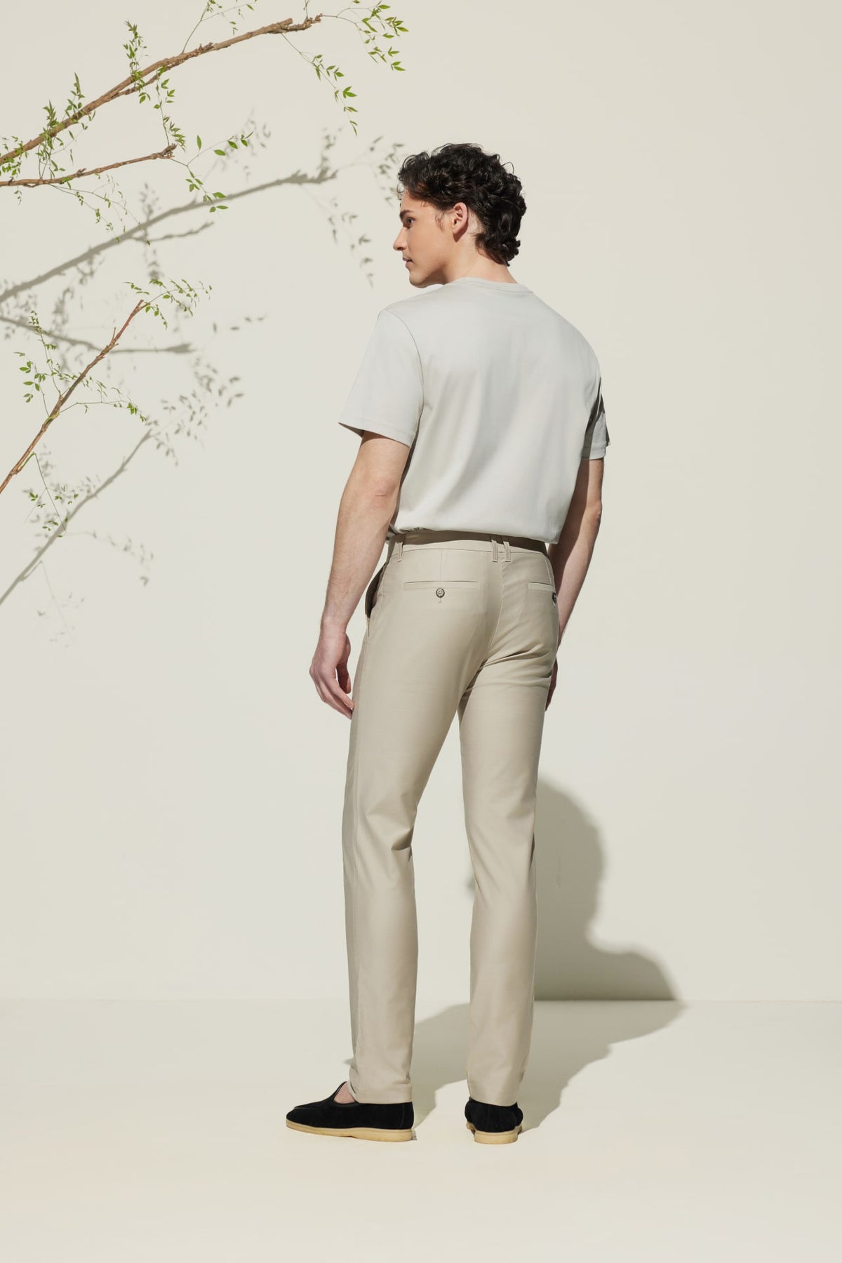 G2000 - Pants - Cotton Blend Slim Tapered Fit Twill Casual Pants