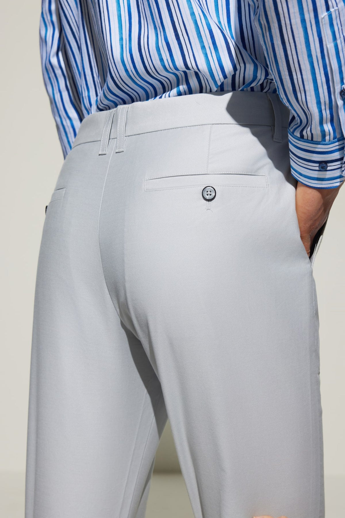 G2000 - Pants - Cotton Blend Slim Tapered Fit Twill Casual Pants