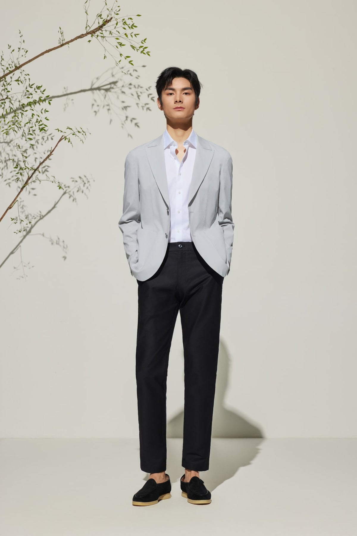 G2000 - Pants - Cotton Blend Slim Tapered Fit Twill Casual Pants