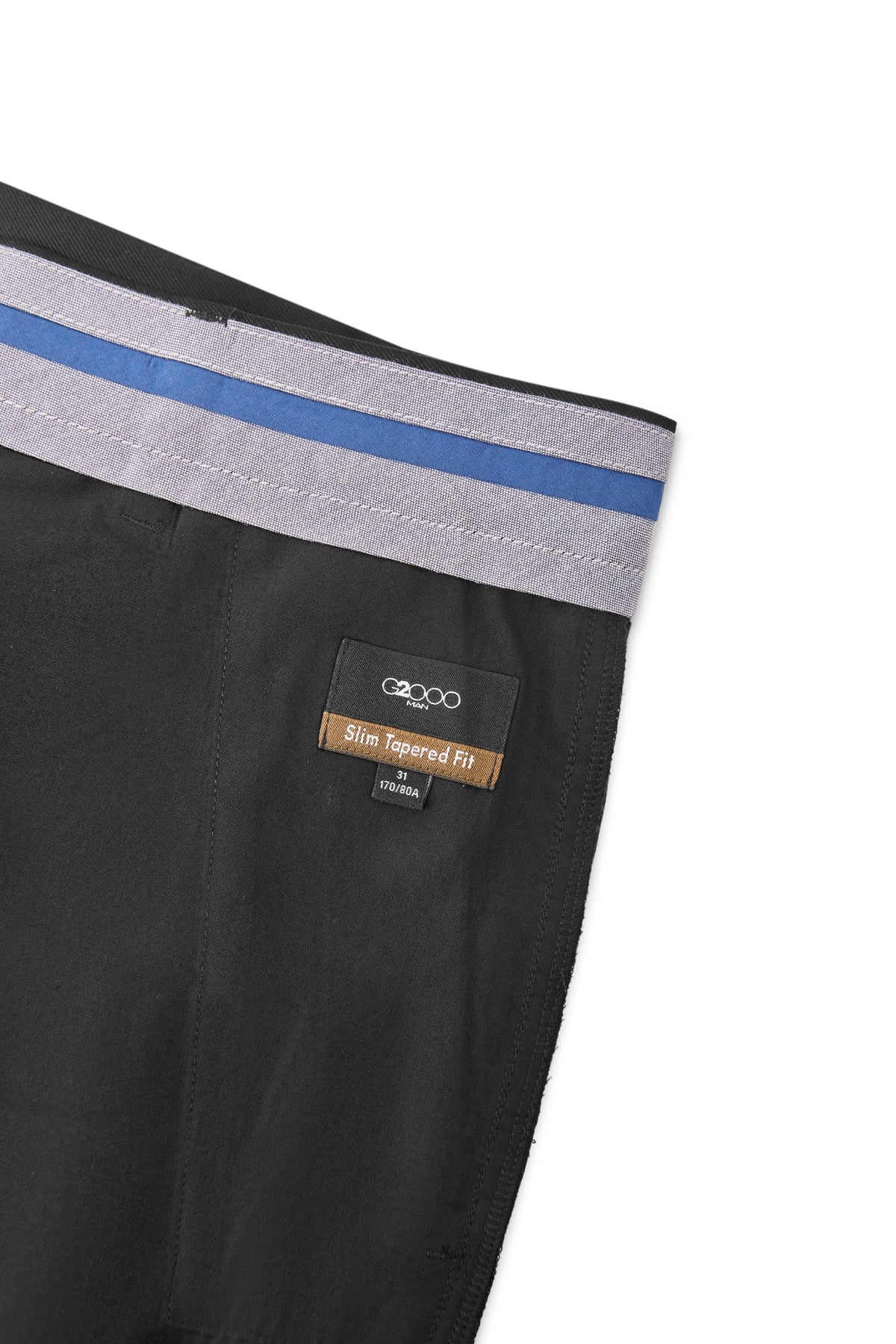 G2000 - Pants - Cotton Blend Slim Tapered Fit Twill Casual Pants