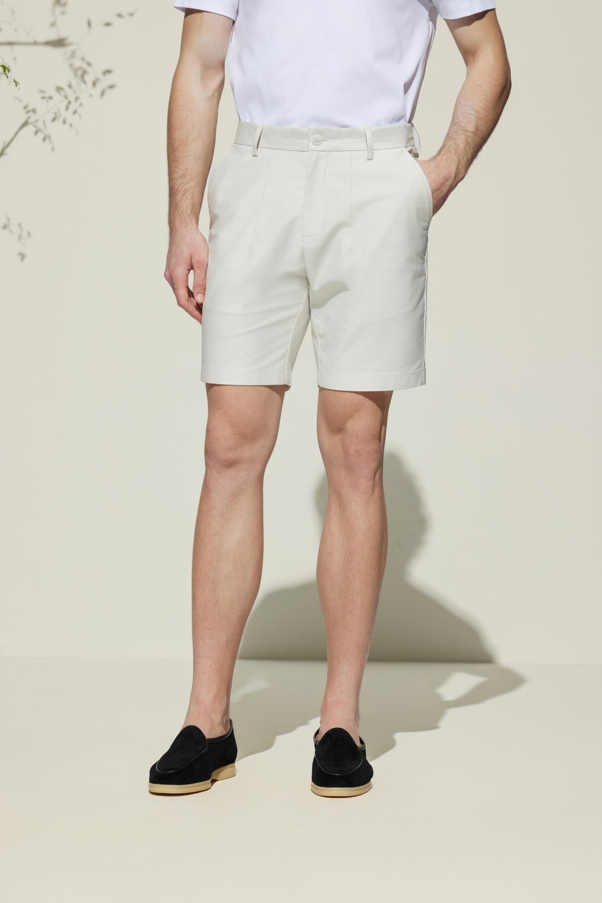G2000 - Shorts - Cotton Modal Relax Fit Twill Casual Shorts