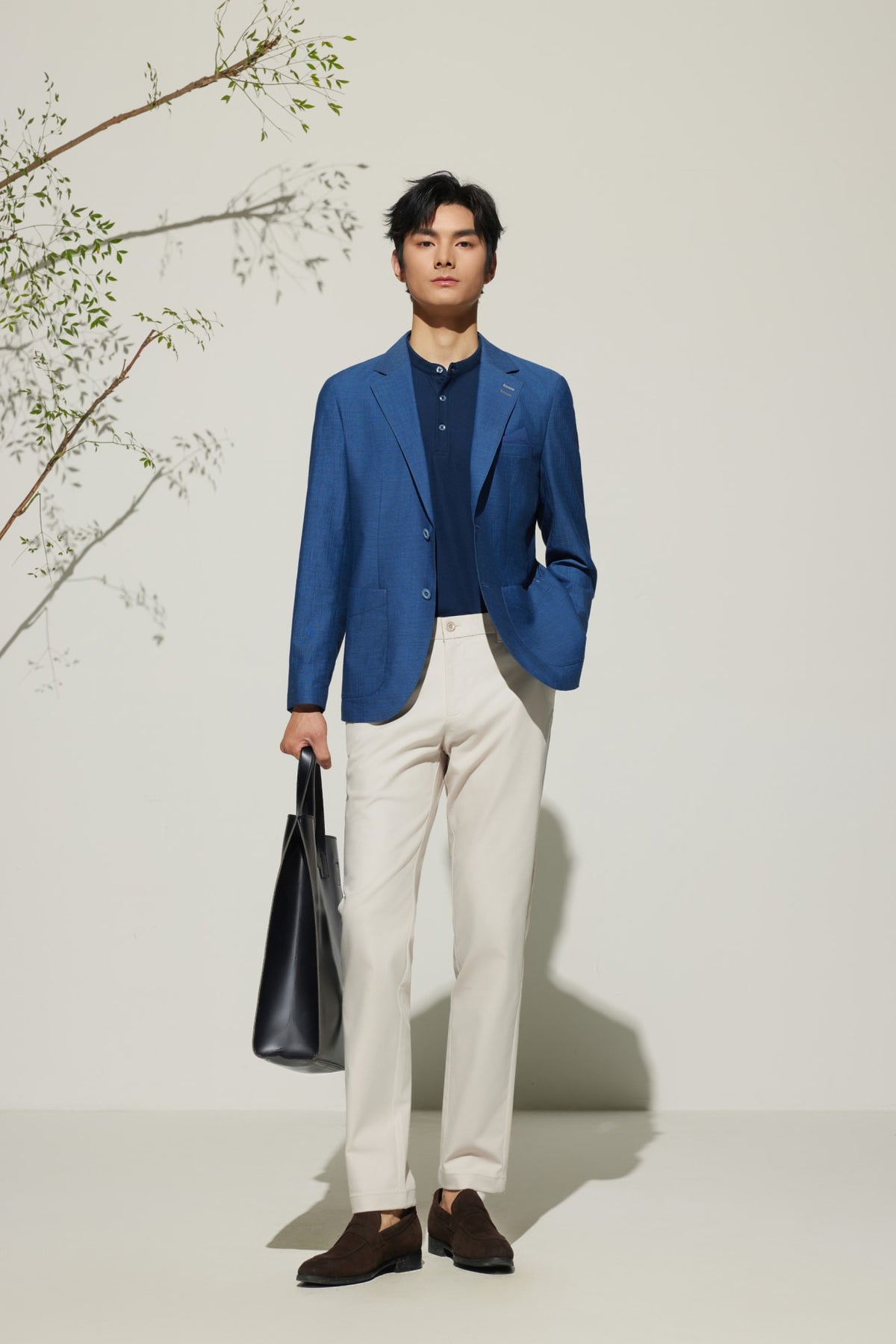 G2000 Pants Cotton Blend Slim Tapered Fit Twill Casual Pants