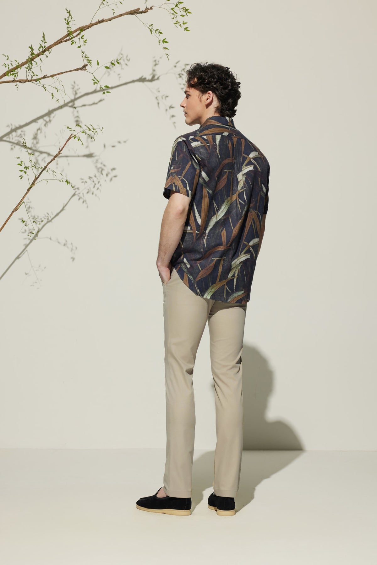 G2000 Pants Cotton Blend Extra Slim Fit Dobby Casual Pants
