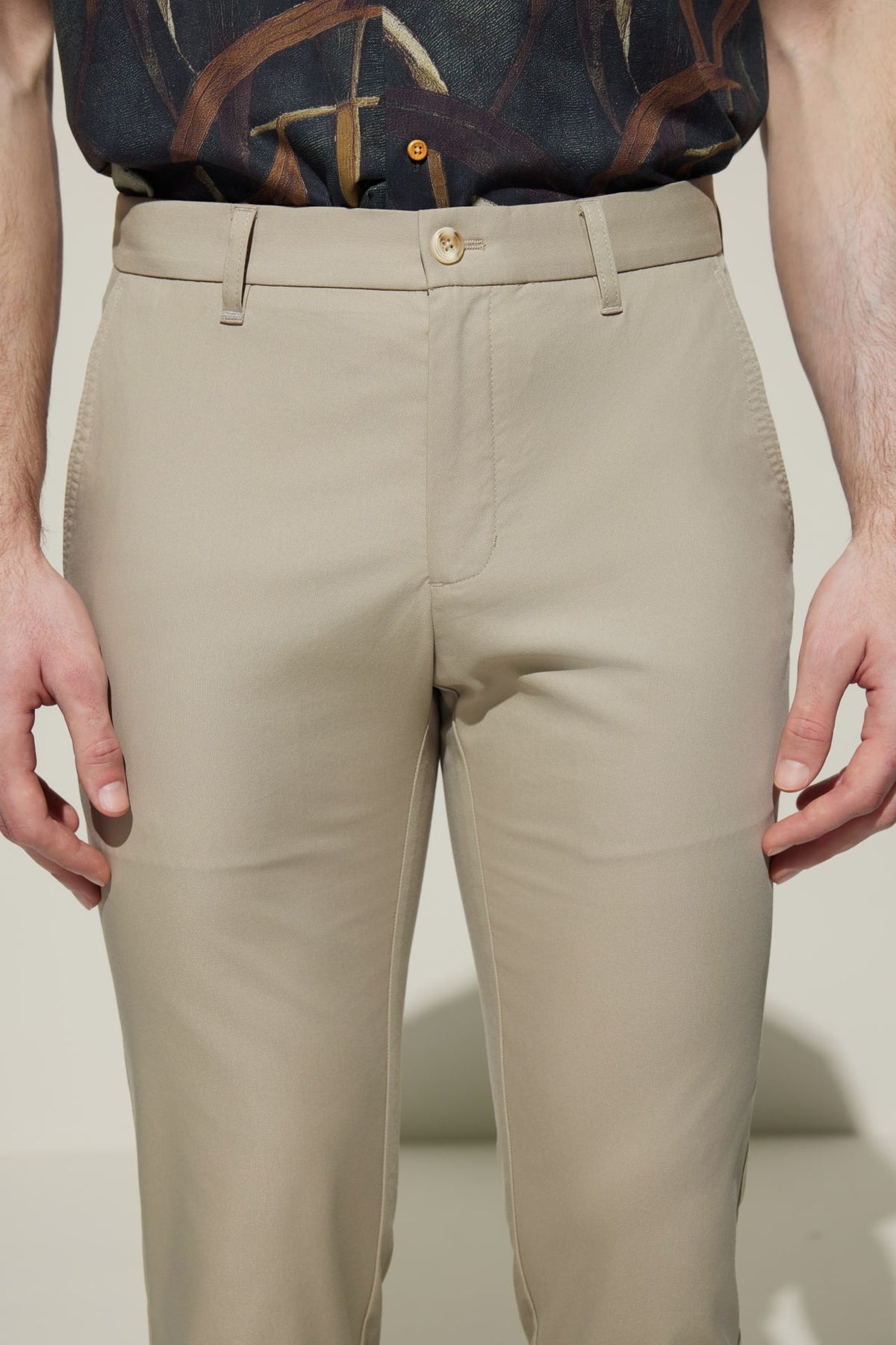 G2000 Pants Cotton Blend Extra Slim Fit Dobby Casual Pants
