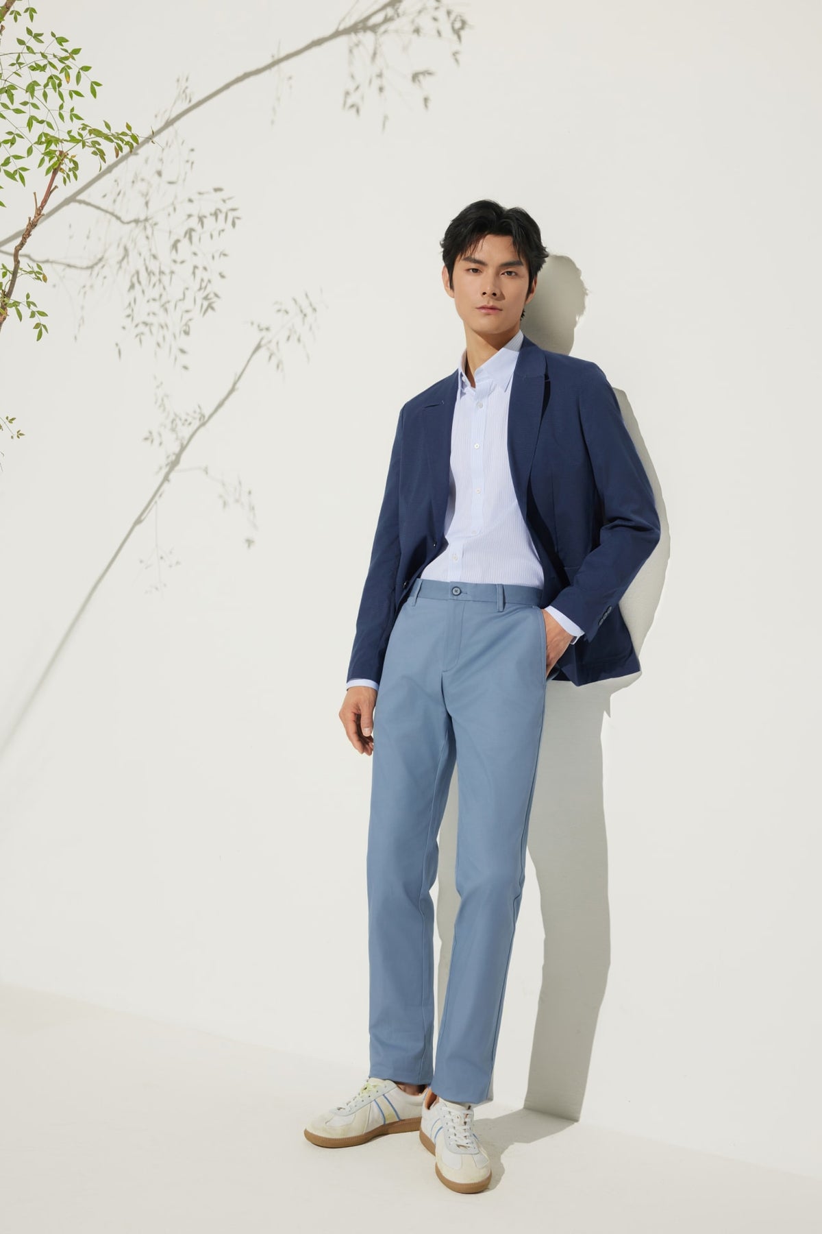 G2000 Pants Cotton Blend Extra Slim Fit Twill Casual Pants