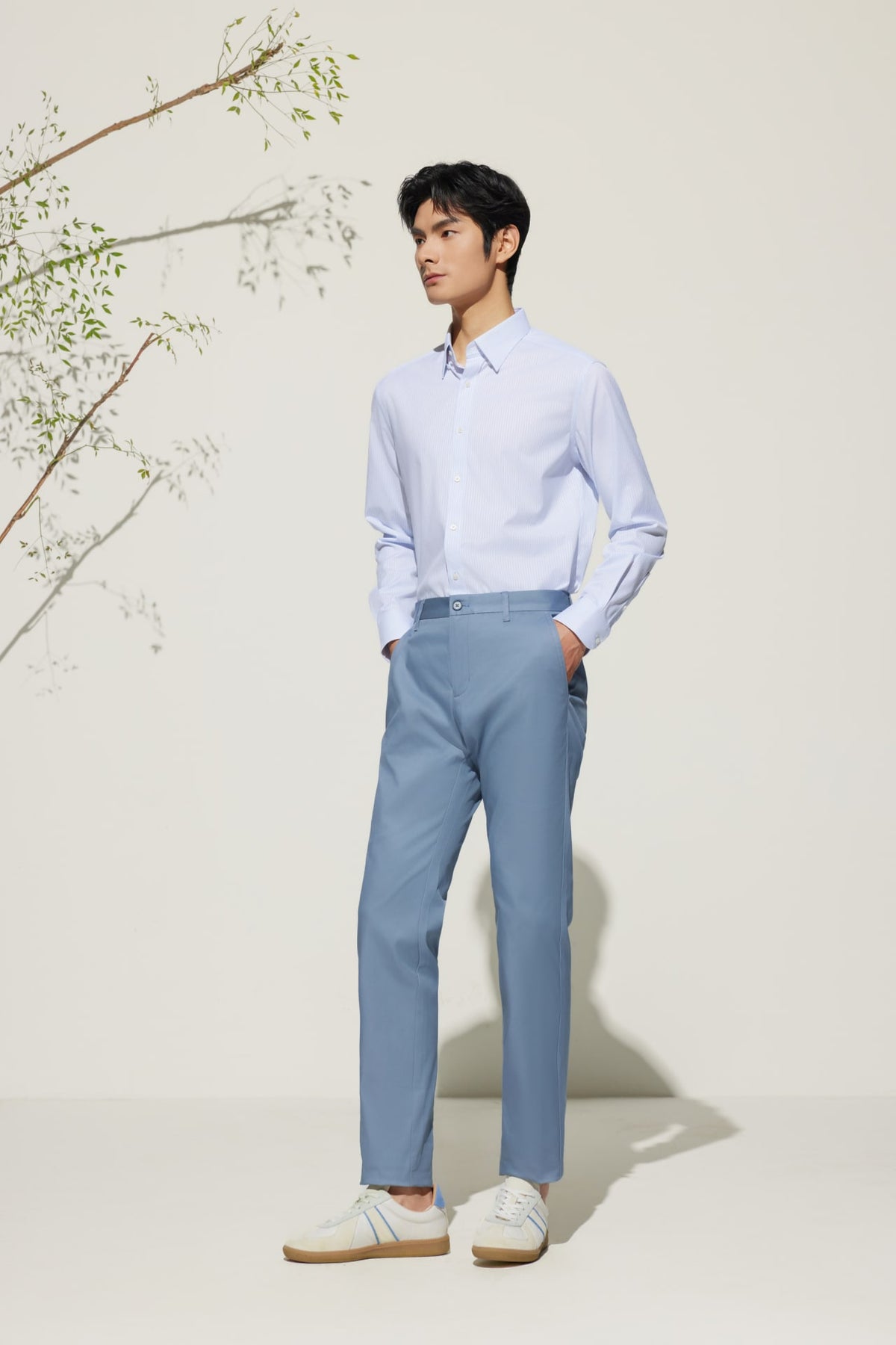 G2000 Pants Cotton Blend Extra Slim Fit Twill Casual Pants