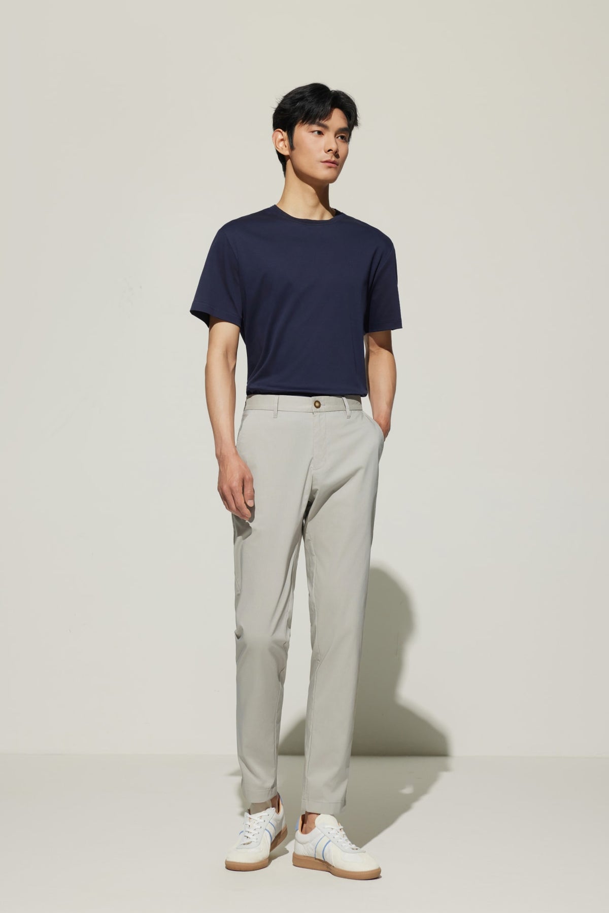 G2000 Pants Cotton Blend Slim Tapered Fit Dobby Casual Pants Radiant Cantaloupe Slim Tapered