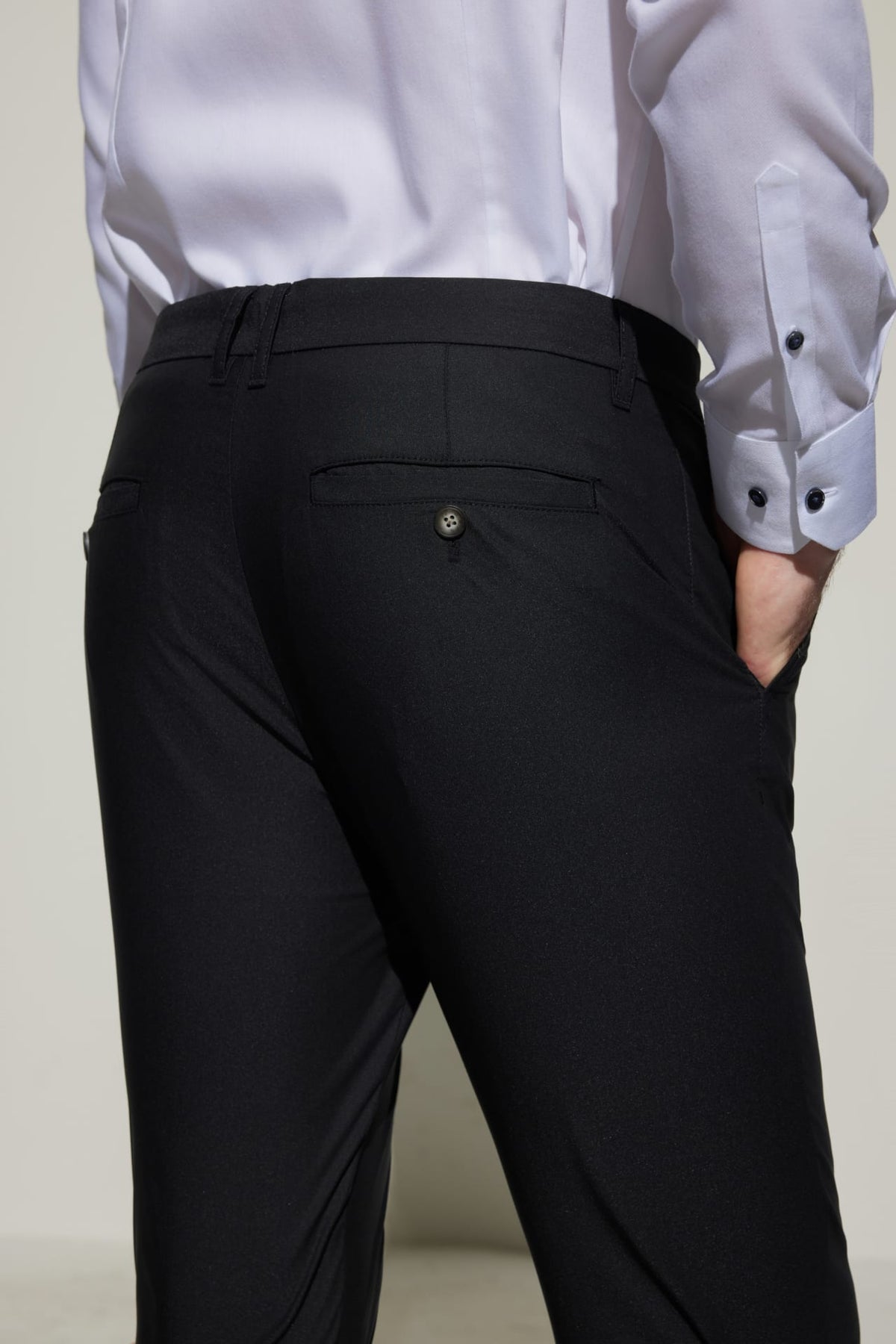 G2000 - Pants - Cotton Blend Slim Tapered Fit Dobby Casual Pants