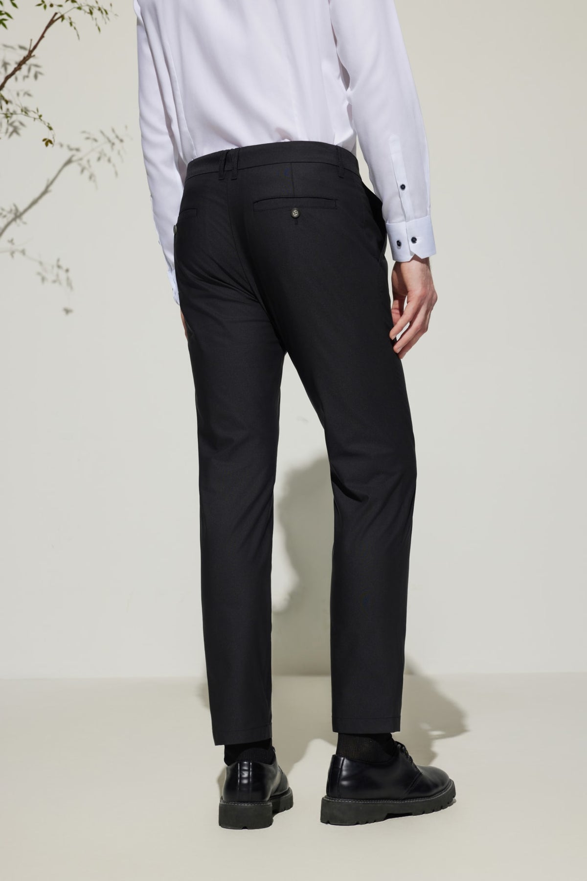 G2000 - Pants - Cotton Blend Slim Tapered Fit Dobby Casual Pants