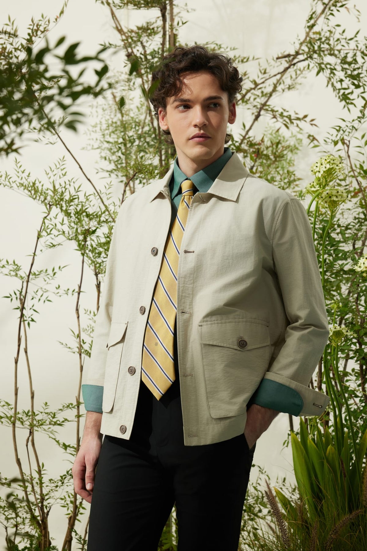 G2000 Coats & Jackets Cotton Blend Relax Fit Shirt Jacket