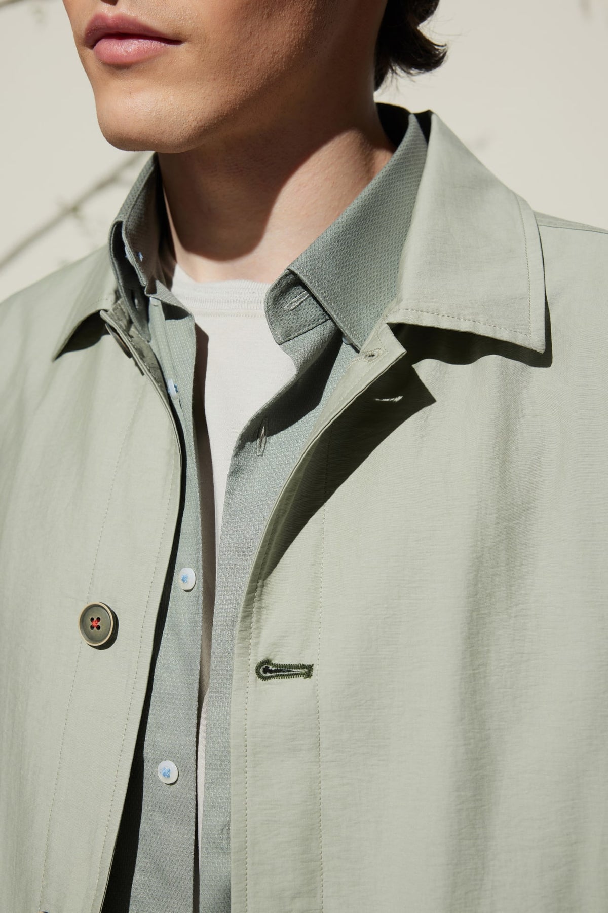 G2000 Coats & Jackets Cotton Blend Relax Fit Shirt Jacket