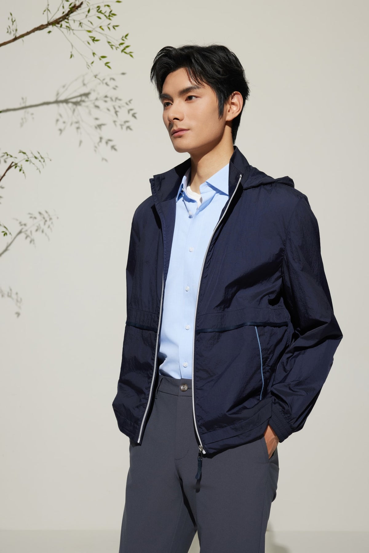 G2000 Coats & Jackets Water Repellent Smart Fit Stand Collar Jacket