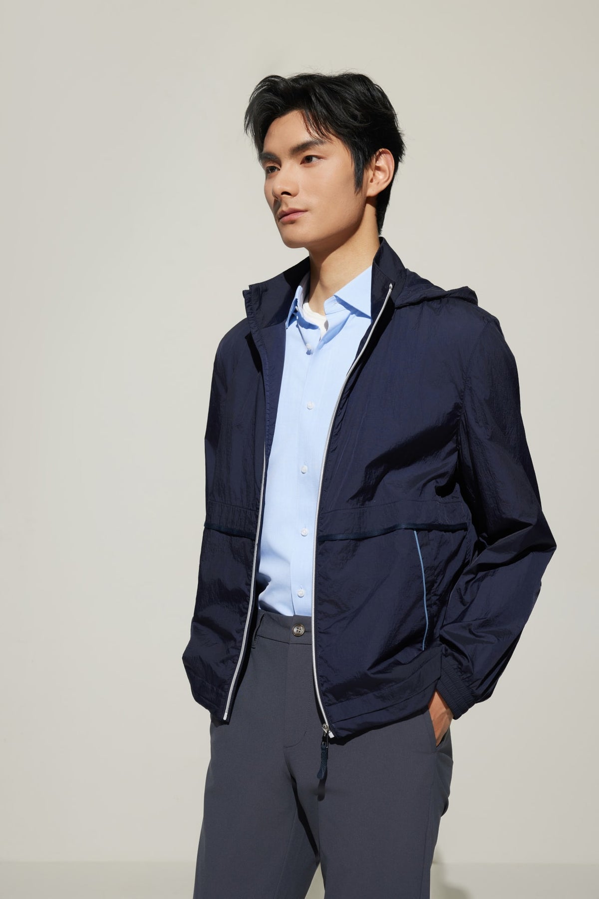 G2000 Coats & Jackets Water Repellent Smart Fit Stand Collar Jacket