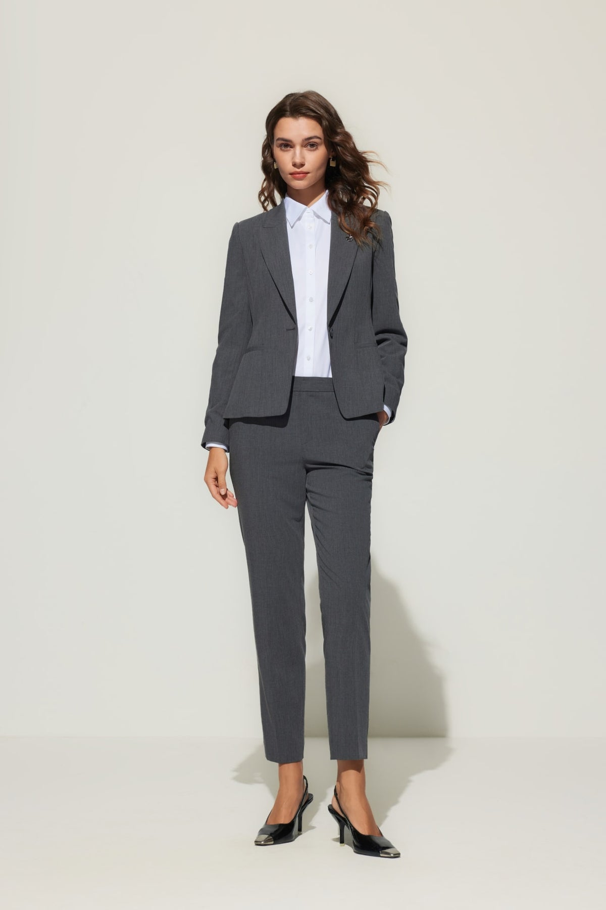 G2000 Suits Rayon Blend Suit Blazer Refined Graphite Slim
