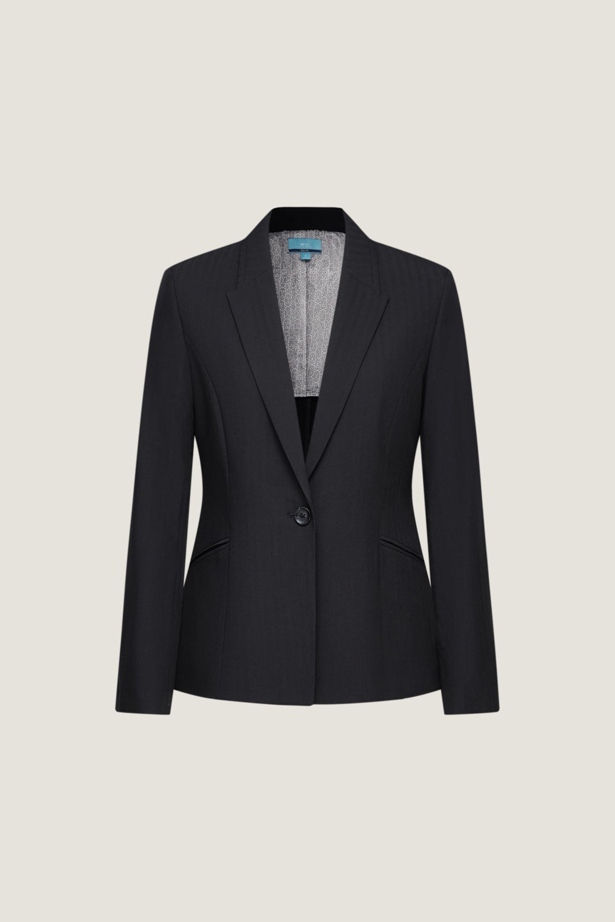 G2000 Suits Anti Uv Herringbone Suit Blazer Darkened Slate Slim
