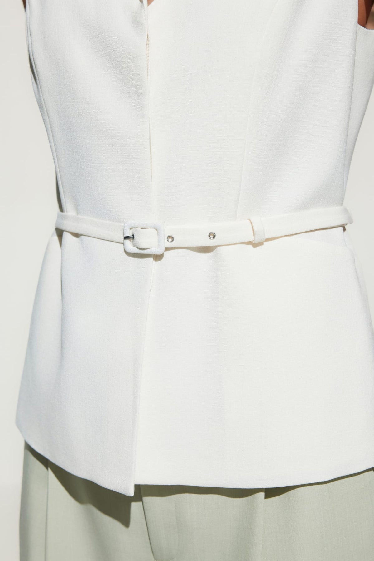 G2000 - Suits - Stretch Lapel Waistcoat With Belt