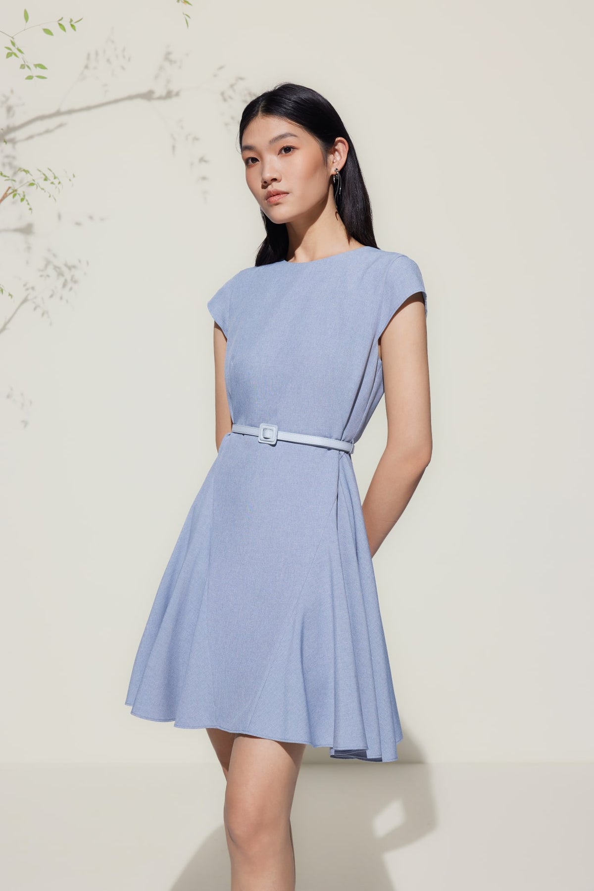 G2000 Dresses Water & Oil Repellent Cap Sleeve Flare Dress