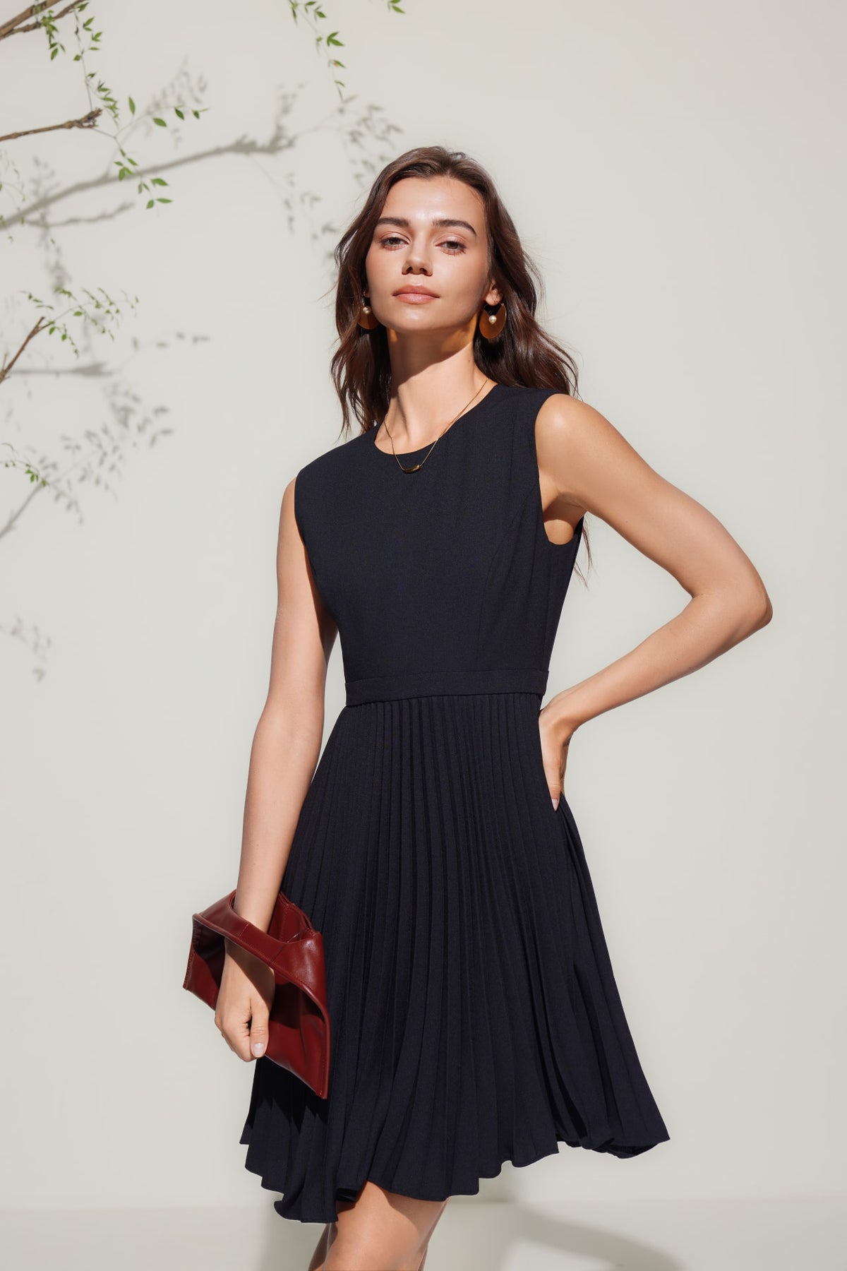 G2000 Dresses Pleated Flare Dress