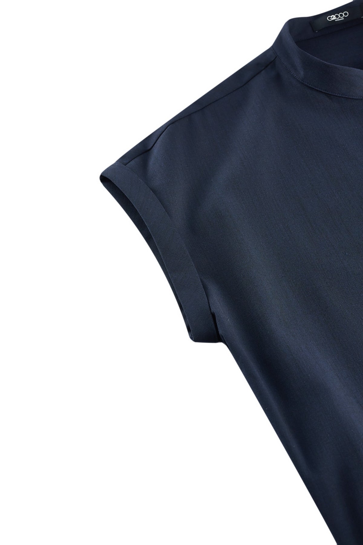 G2000 - Dresses - Stand Collar Shirt Dress