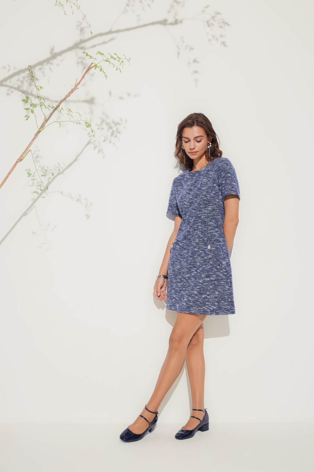 G2000 Dresses Knit Tweed Dress