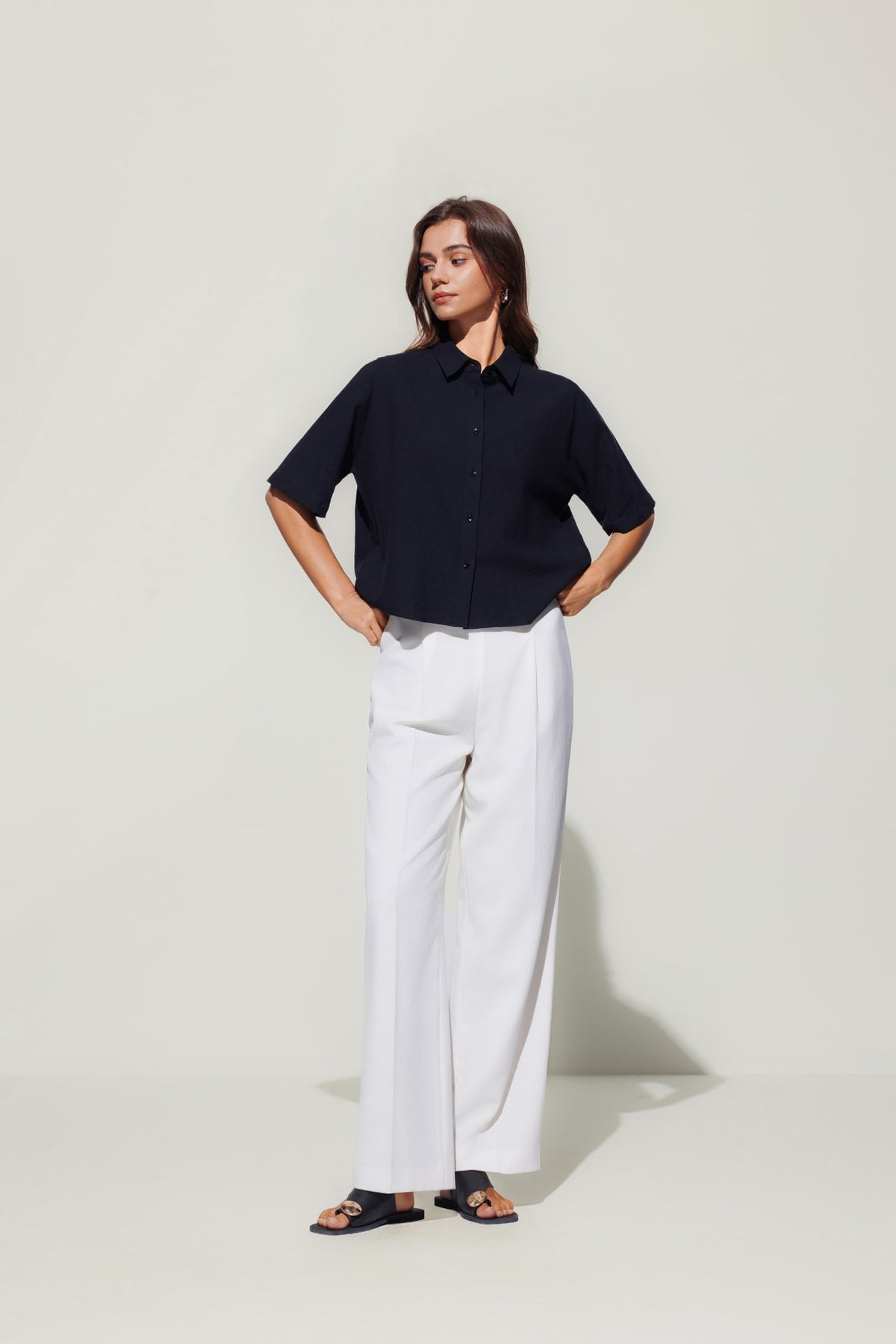 G2000 Shirts Seersucker Short Sleeve Casual Shirt Darkened Slate Relaxed