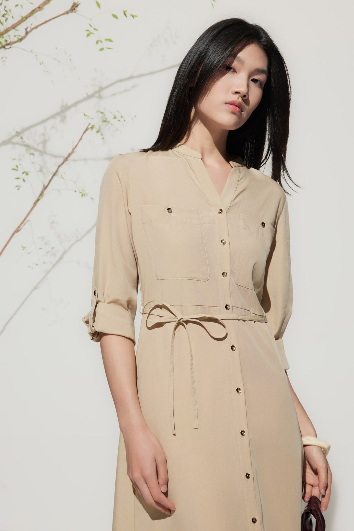 G2000 - Dresses - Lyocell Shirt Dress