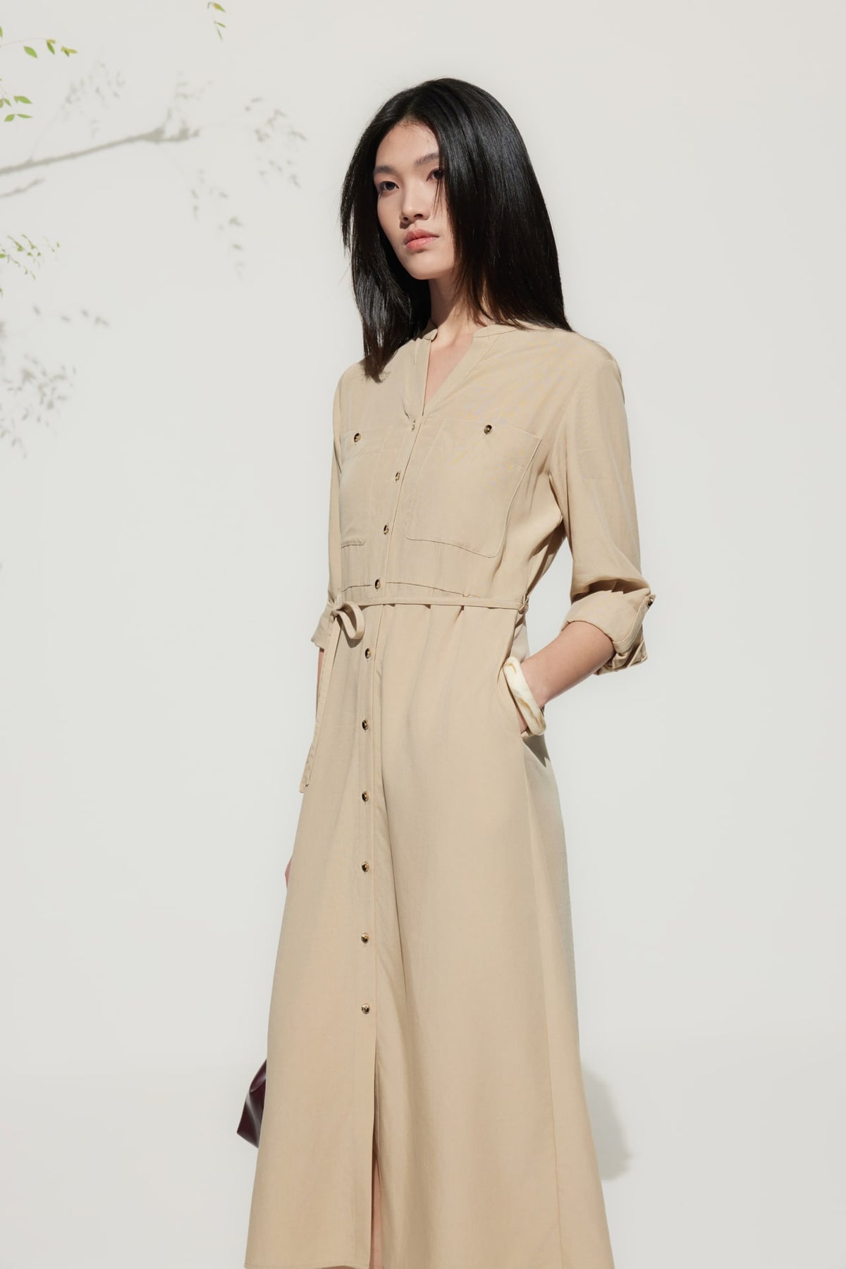 G2000 - Dresses - Lyocell Shirt Dress