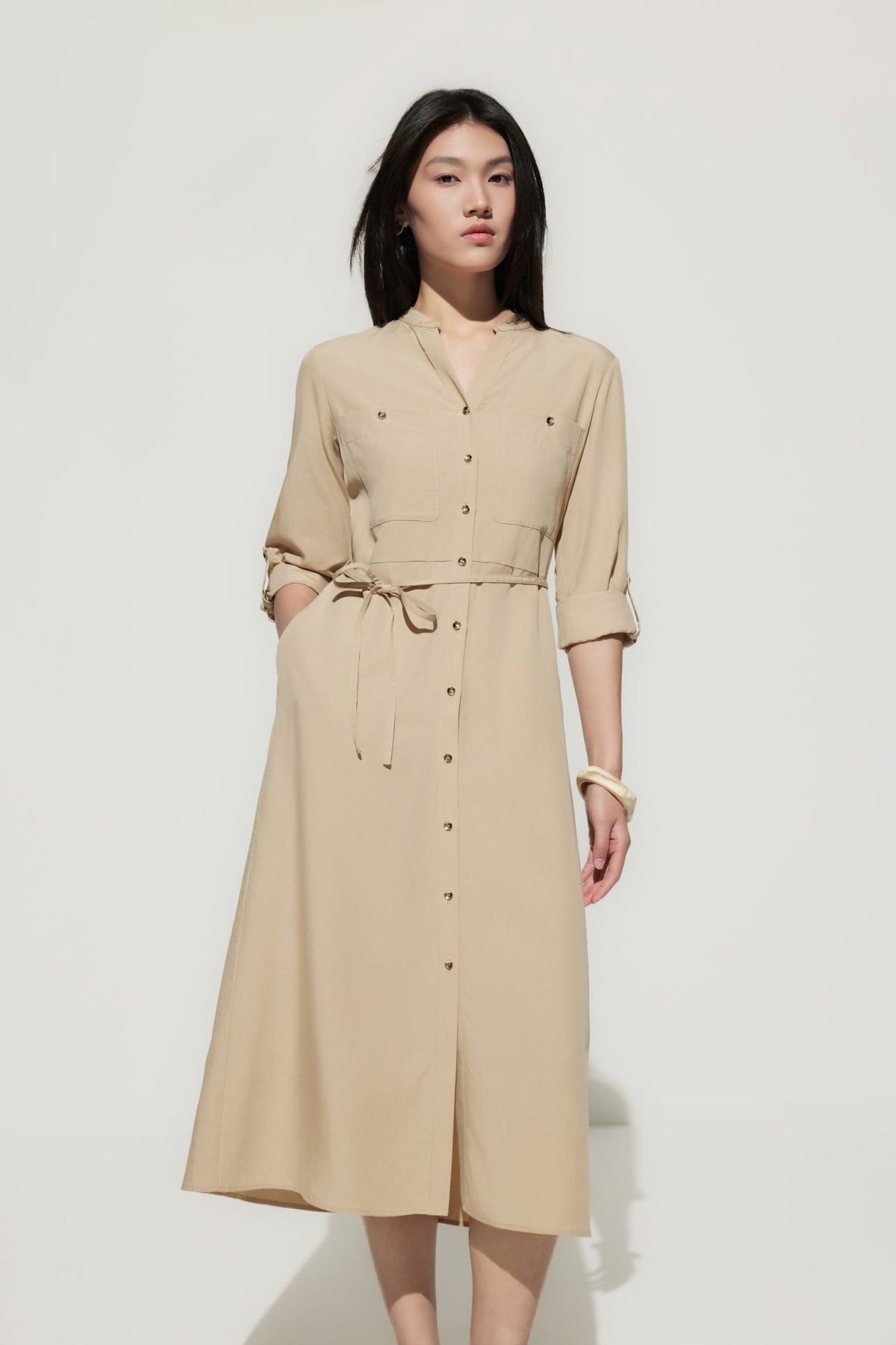G2000 - Dresses - Lyocell Shirt Dress