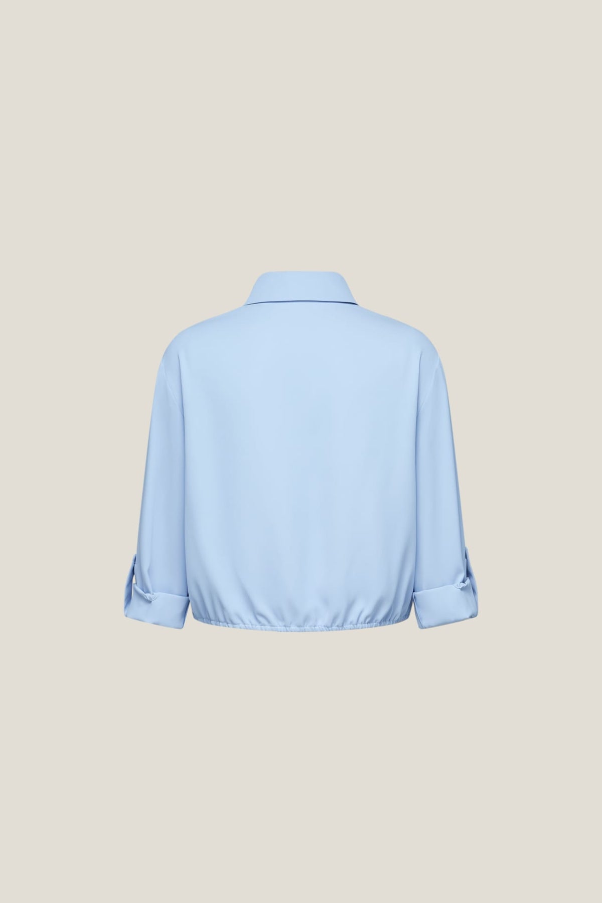 G2000 - Blouses - Satin Rolled Sleeves Shirt Blouse