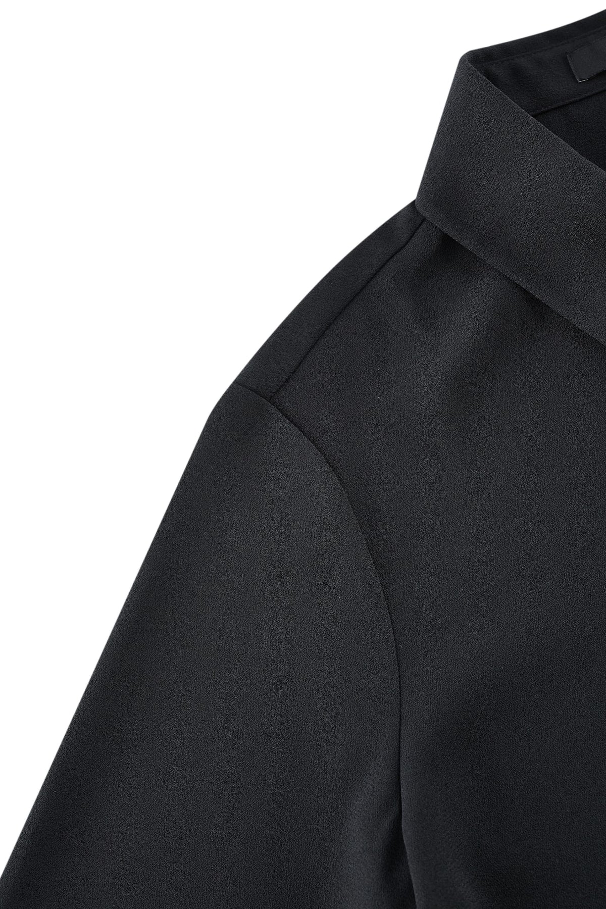 G2000 - Blouses - Regular Fit Shirt Blouse With Detachable Pleated Tie