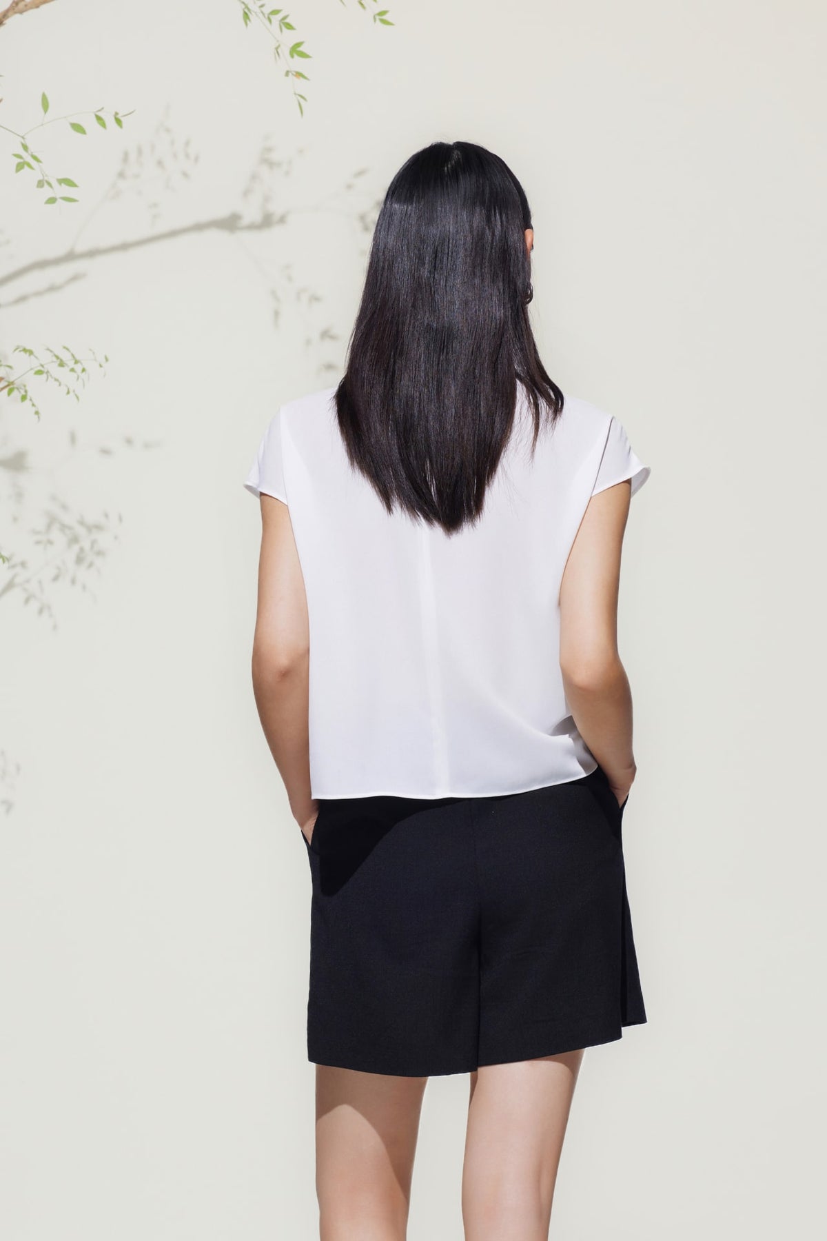 G2000 - Blouses - Drapped Neck Blouse