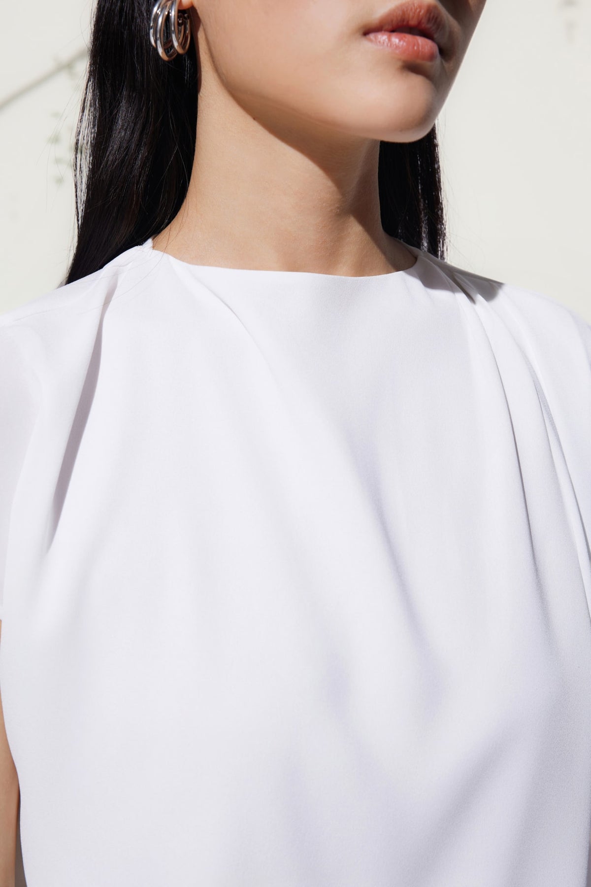 G2000 - Blouses - Drapped Neck Blouse