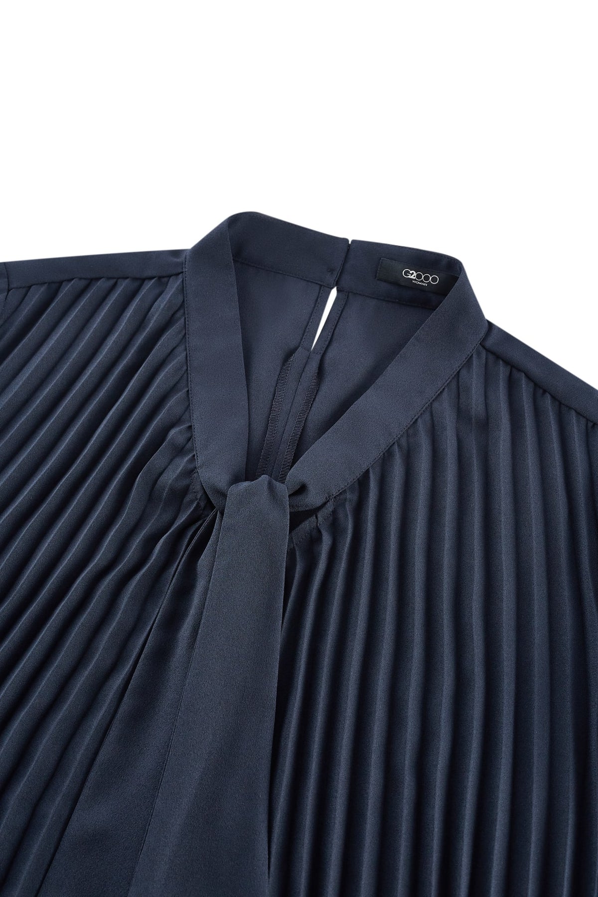 G2000 - Blouses - Pleated Blouse With Tie