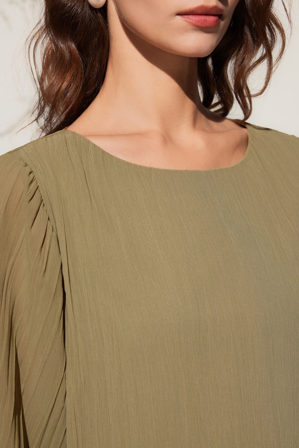 G2000 Blouses Pleated Blouse With Elasticated Cuffs