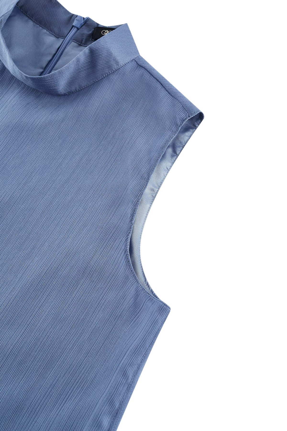G2000 Blouses Stand Collar Blouse With Detachable Tie