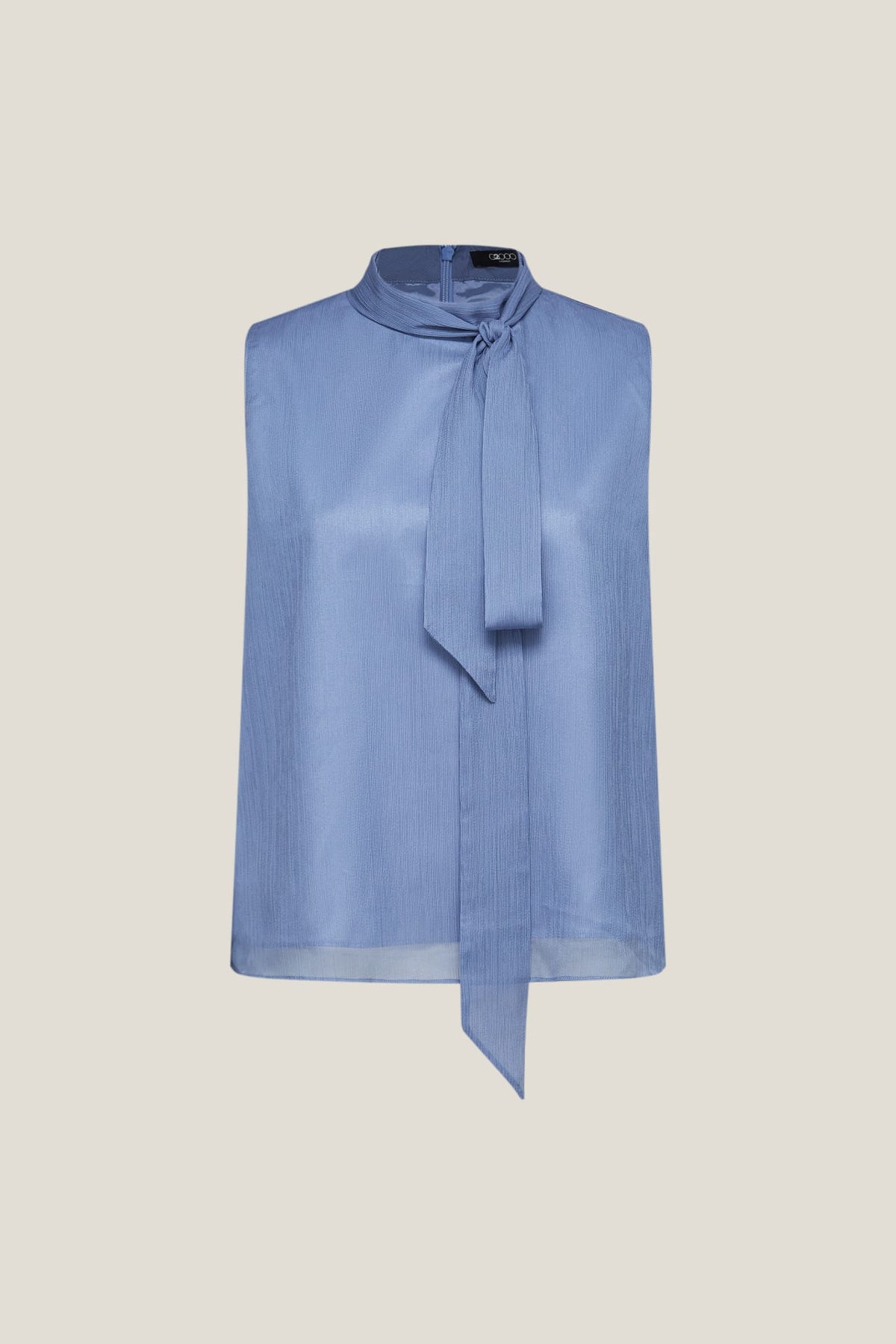 G2000 Blouses Stand Collar Blouse With Detachable Tie