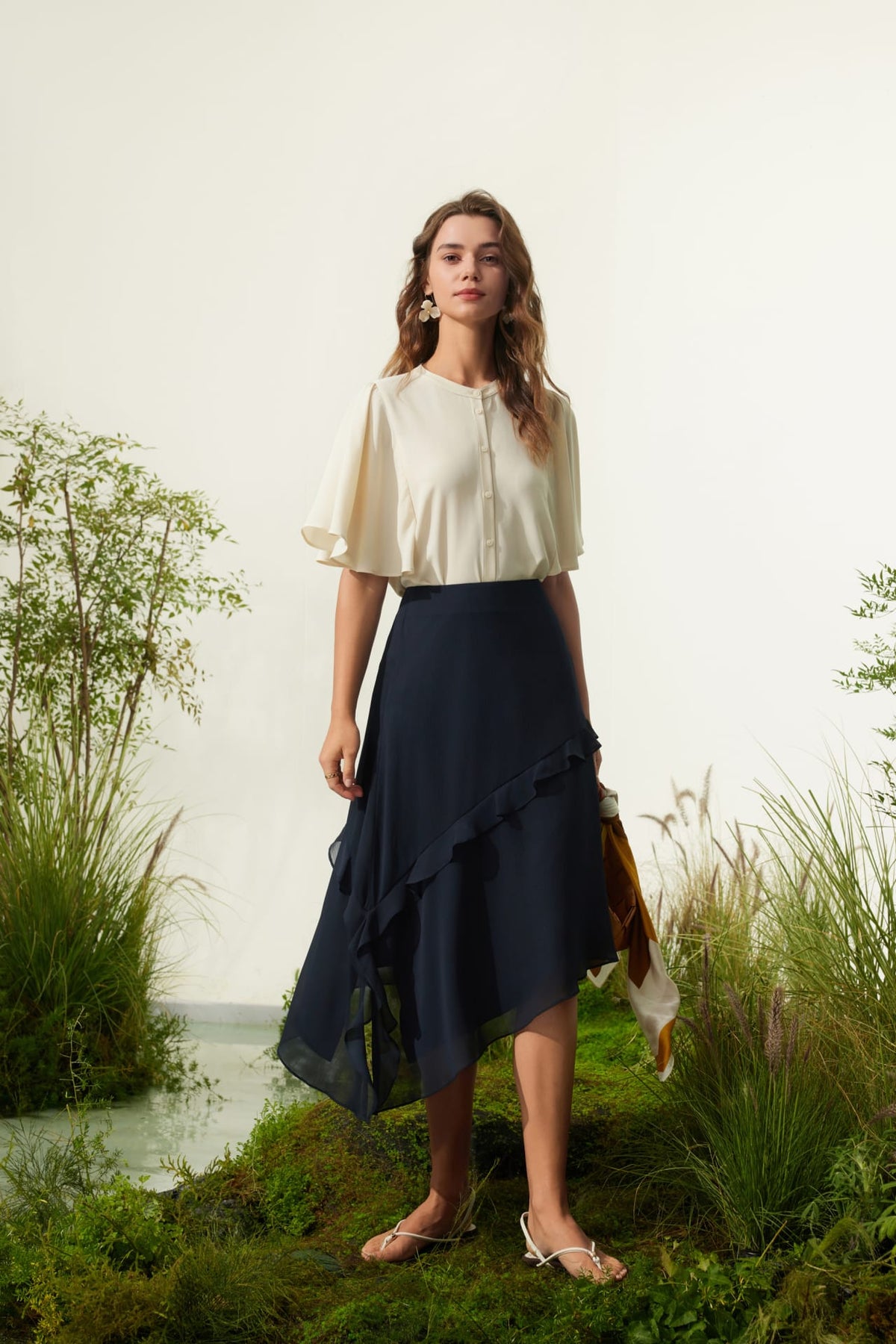 G2000 Blouses Stand Collar Blouse