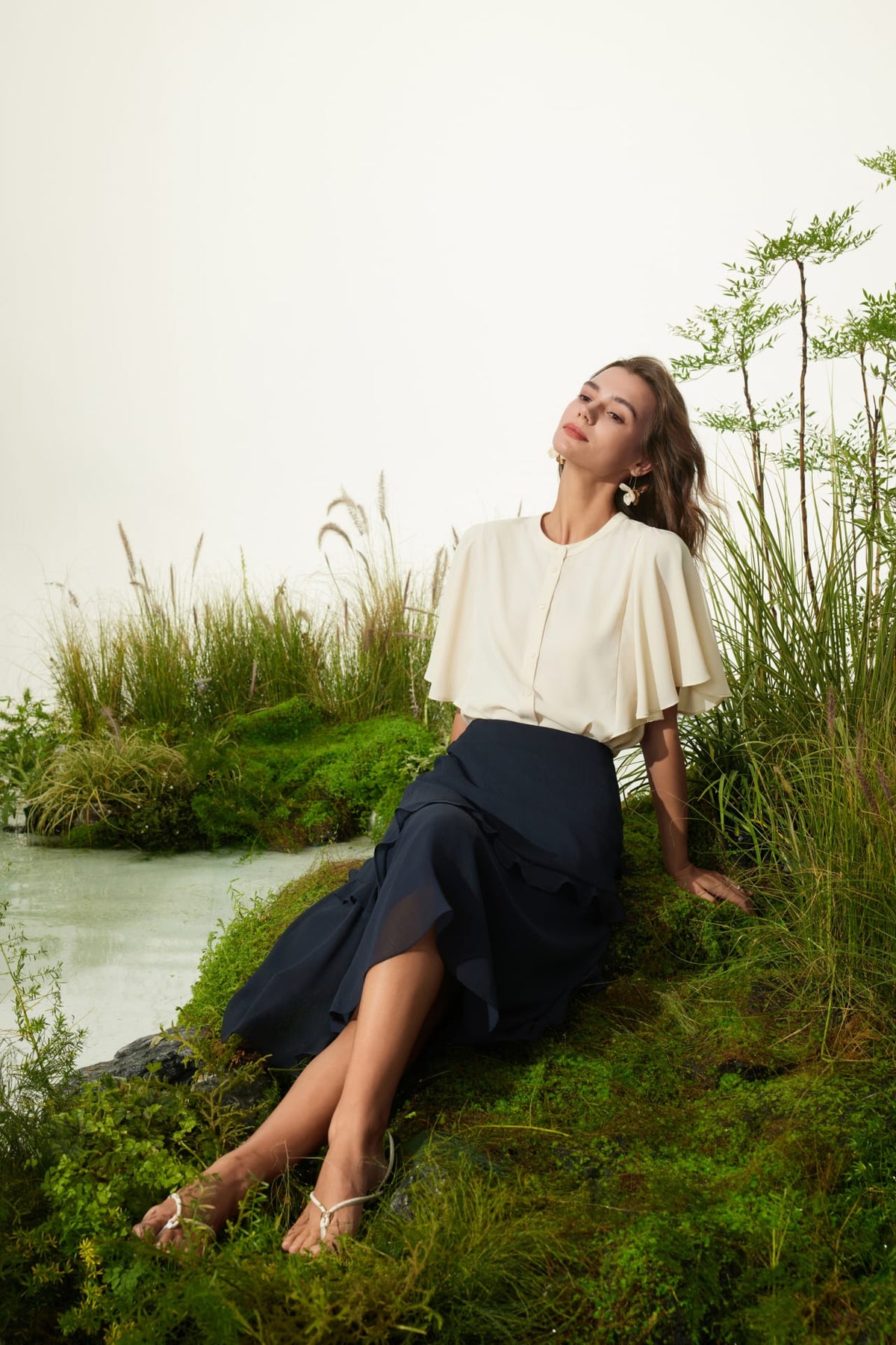 G2000 - Blouses - Stand Collar Blouse